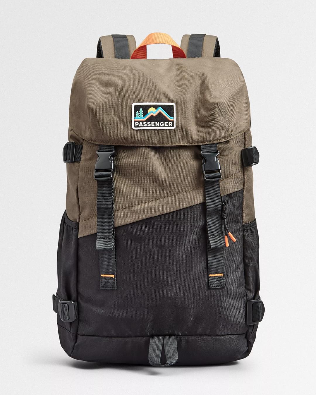 Boondocker 26L Backpack - Black/Khaki - Flatlay