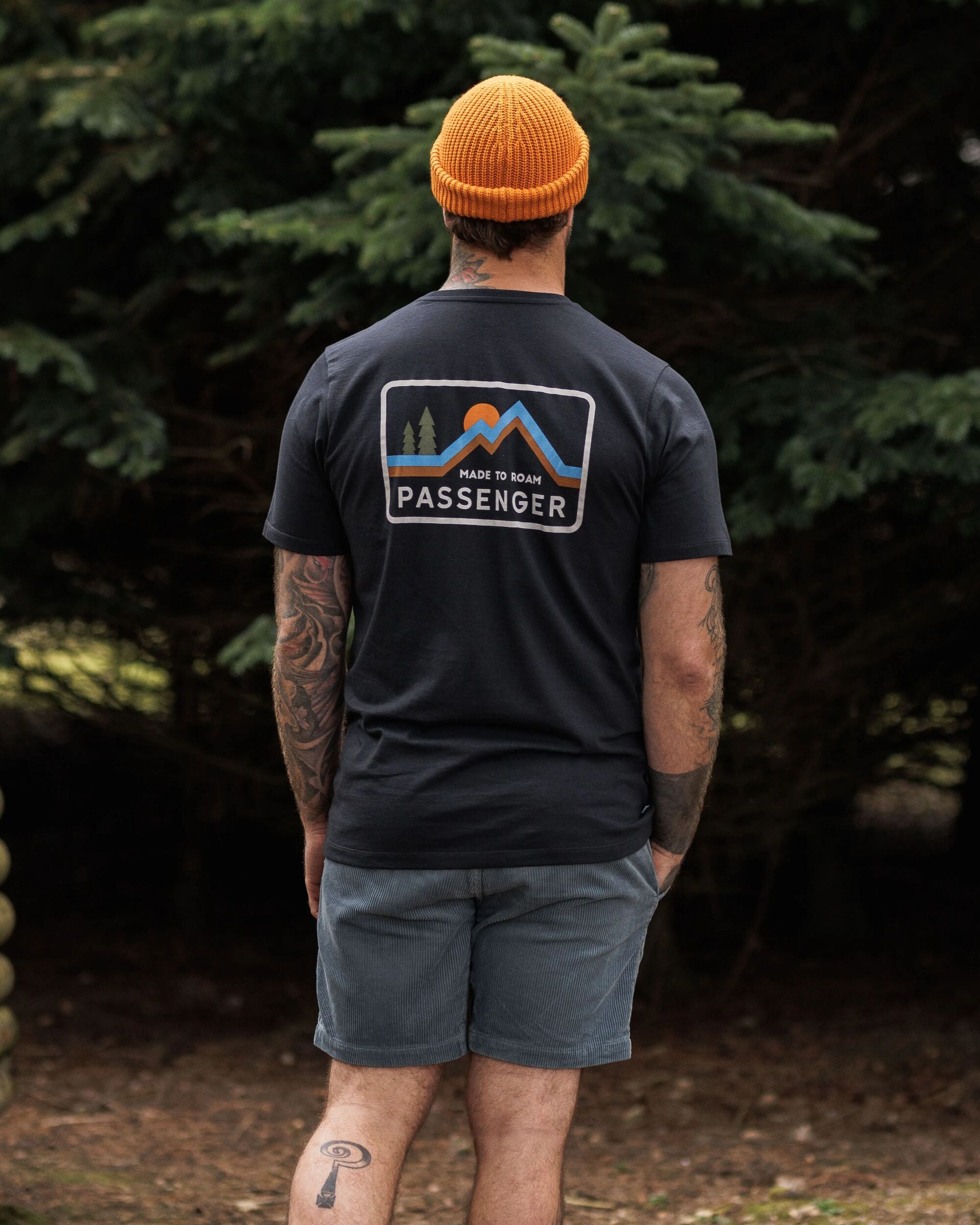 Made To Roam Recycled Cotton T-Shirt - Black - Lifestyle