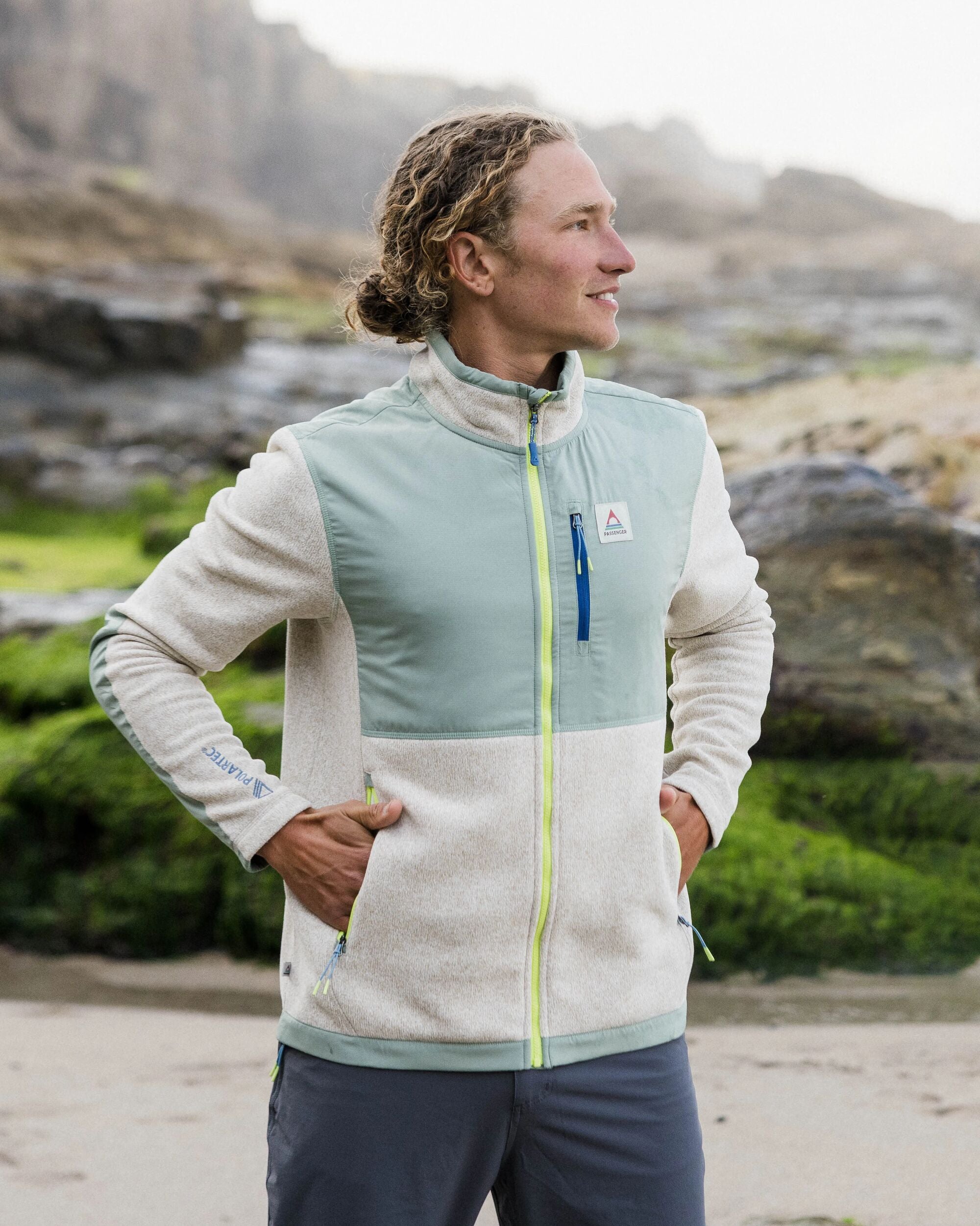 Men's Backroads Polartec® Fleece Birch Marl – Passenger