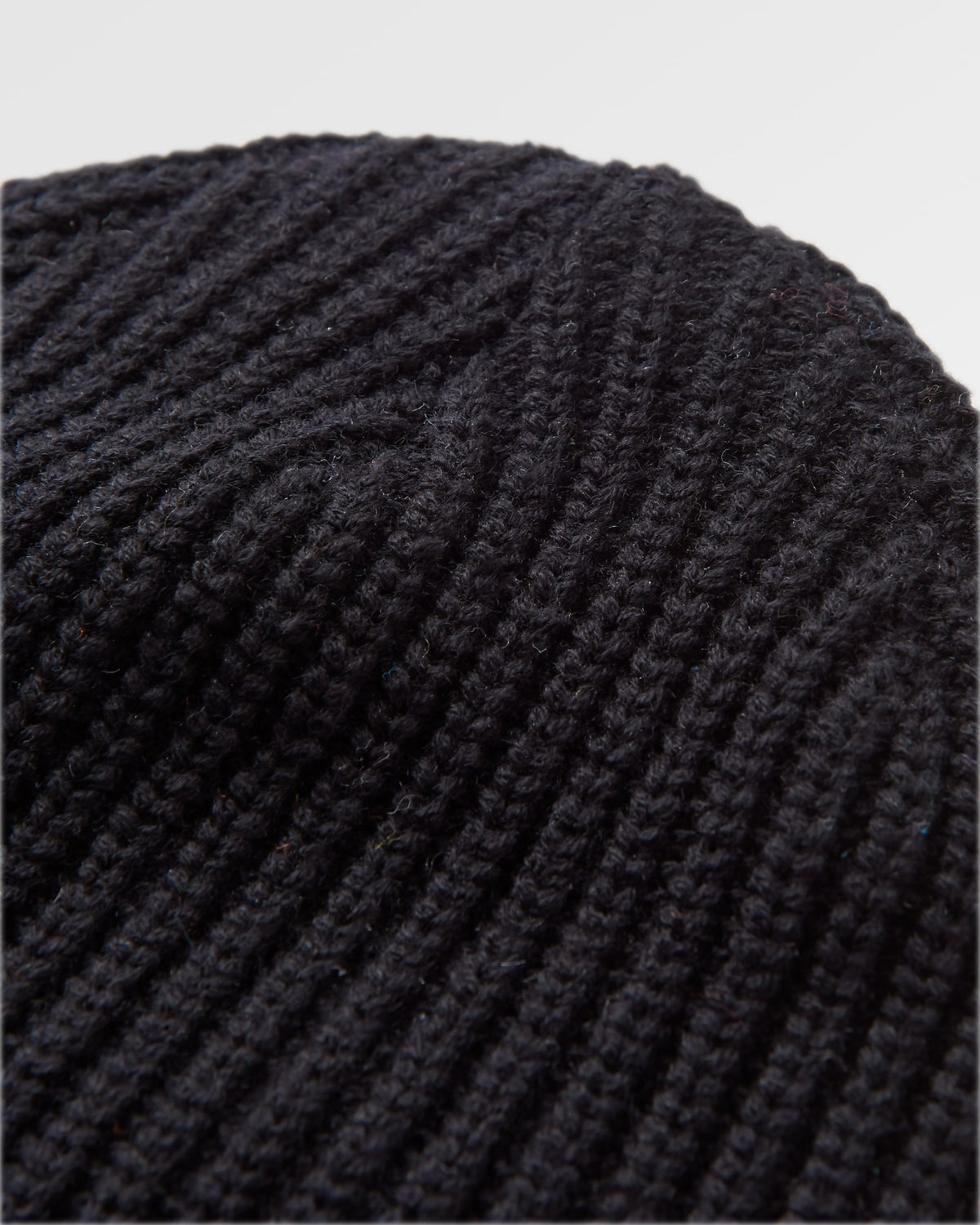 Beechwood Fleece Lined Beanie - Black - Flatlay