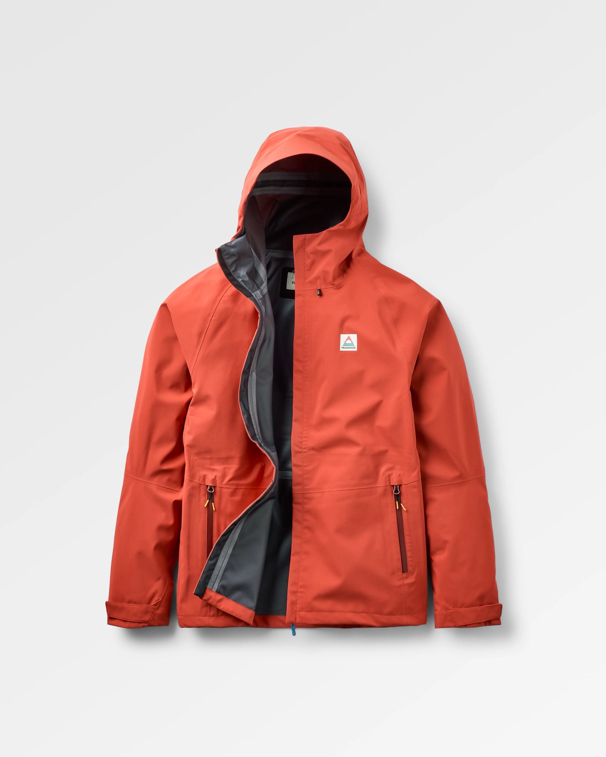 Five Season Waterproof Jacket - Red Ochre - Flatlay