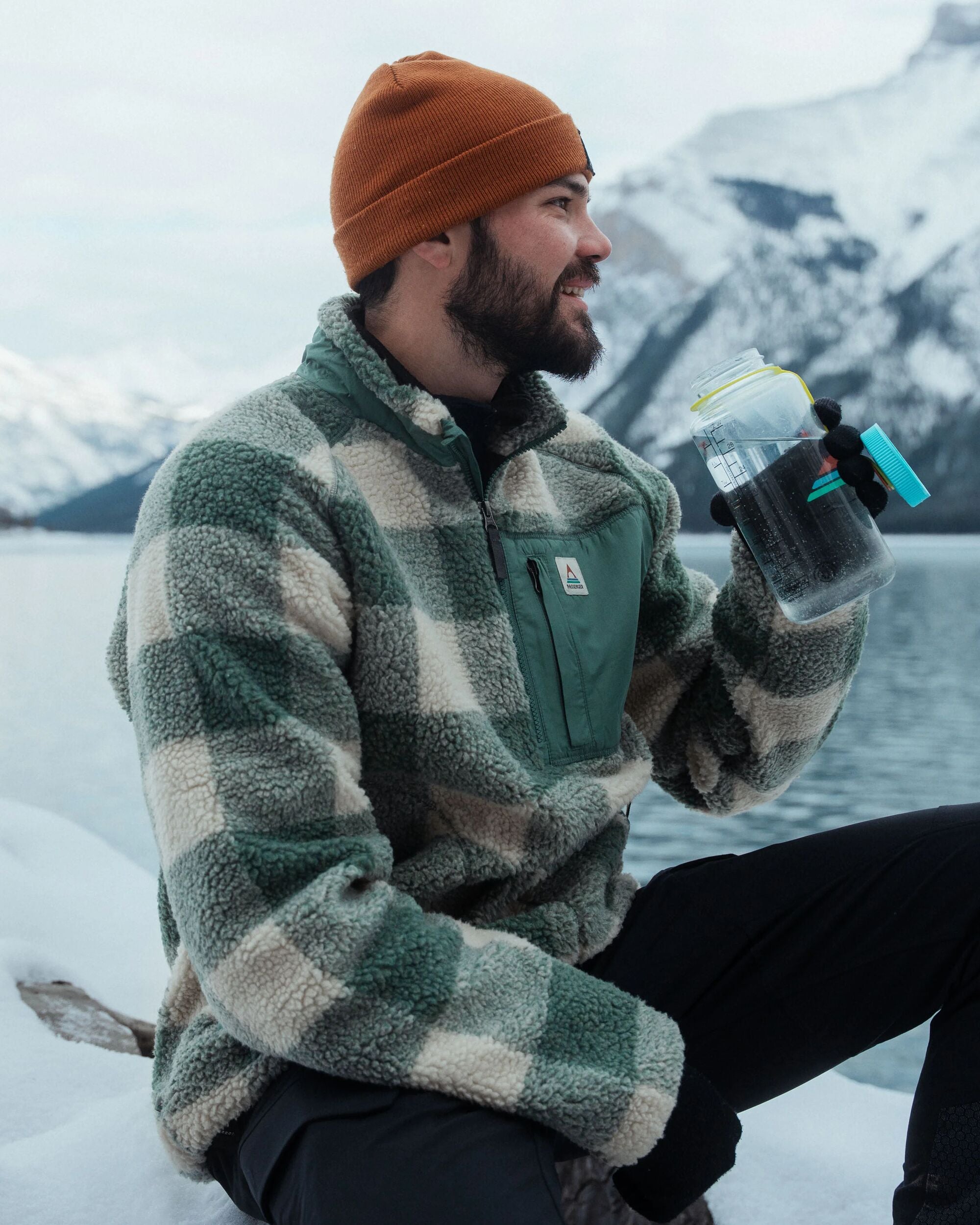 Offroad Sherpa 1/2 Zip Fleece Dark Forest Check – Passenger