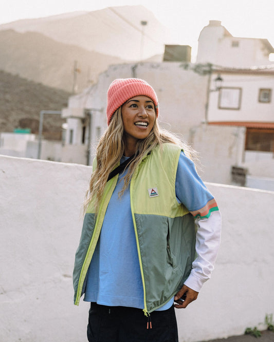 Moonlight Recycled Insulated Vest - Pistachio