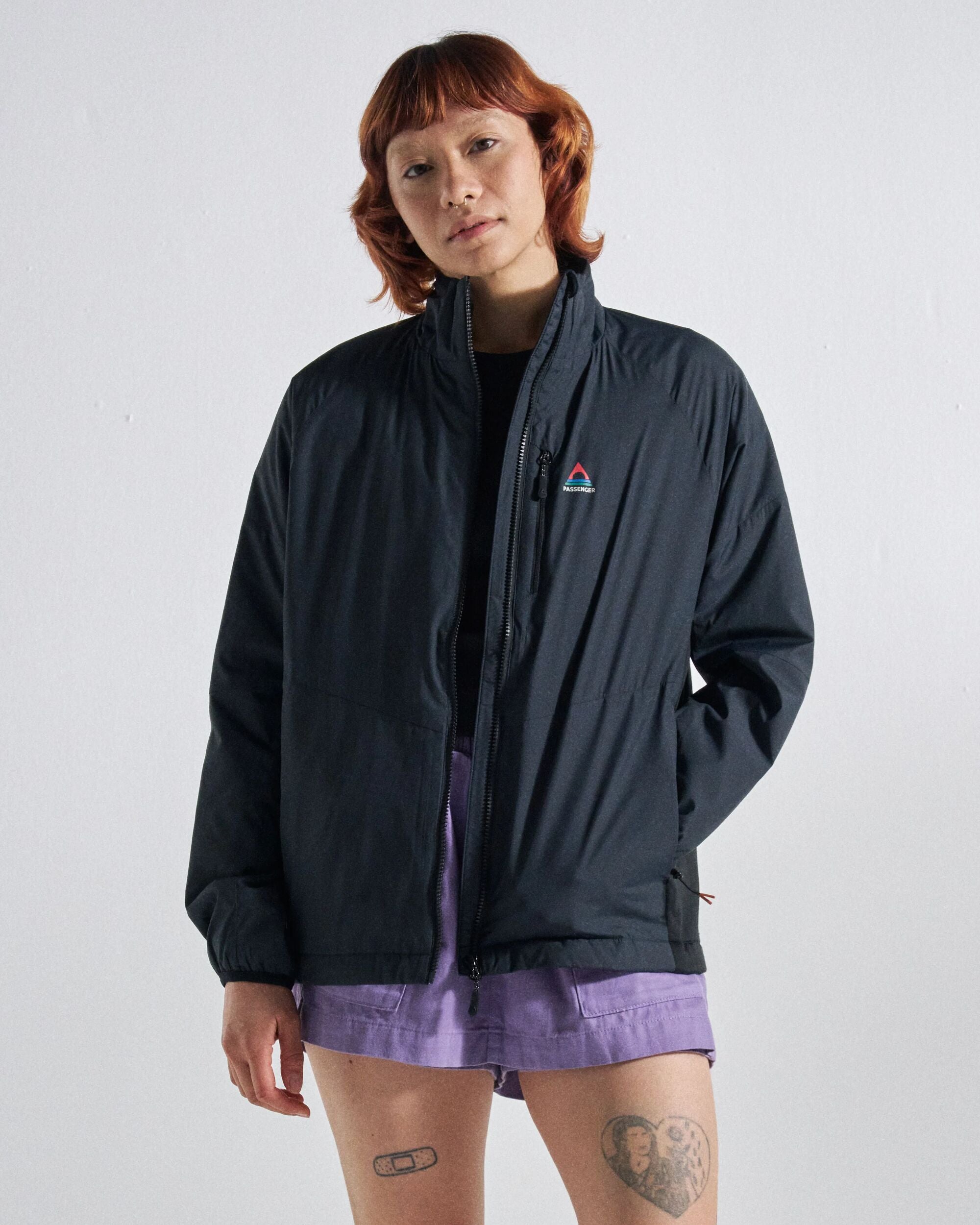 Shasta Lightweight Thermore® Hoodless Jacket Black – Passenger