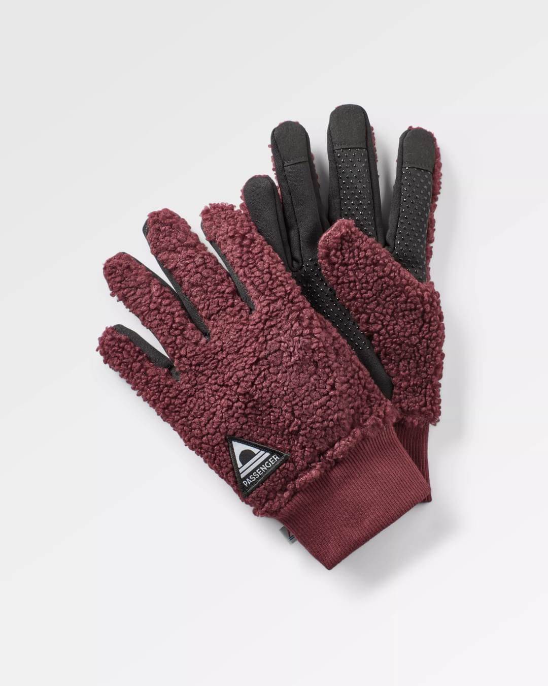 Snowfall 2.0 Sherpa Gloves Wine – Passenger