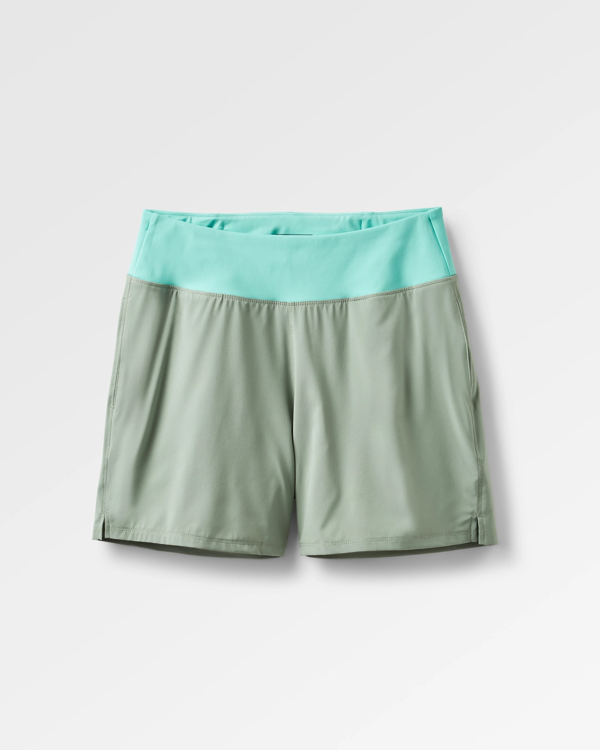 Roundtrip Recycled Trail Short - Pistachio - Flatlay