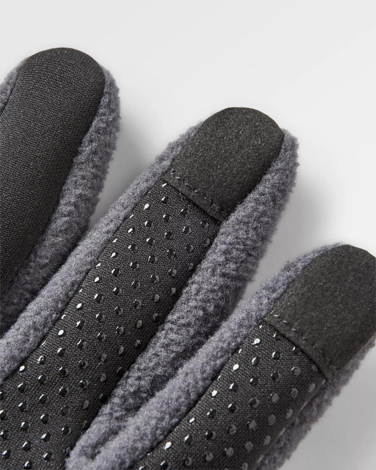 Daytrip Recycled Polar Fleece Touch Screen Gloves - Charcoal