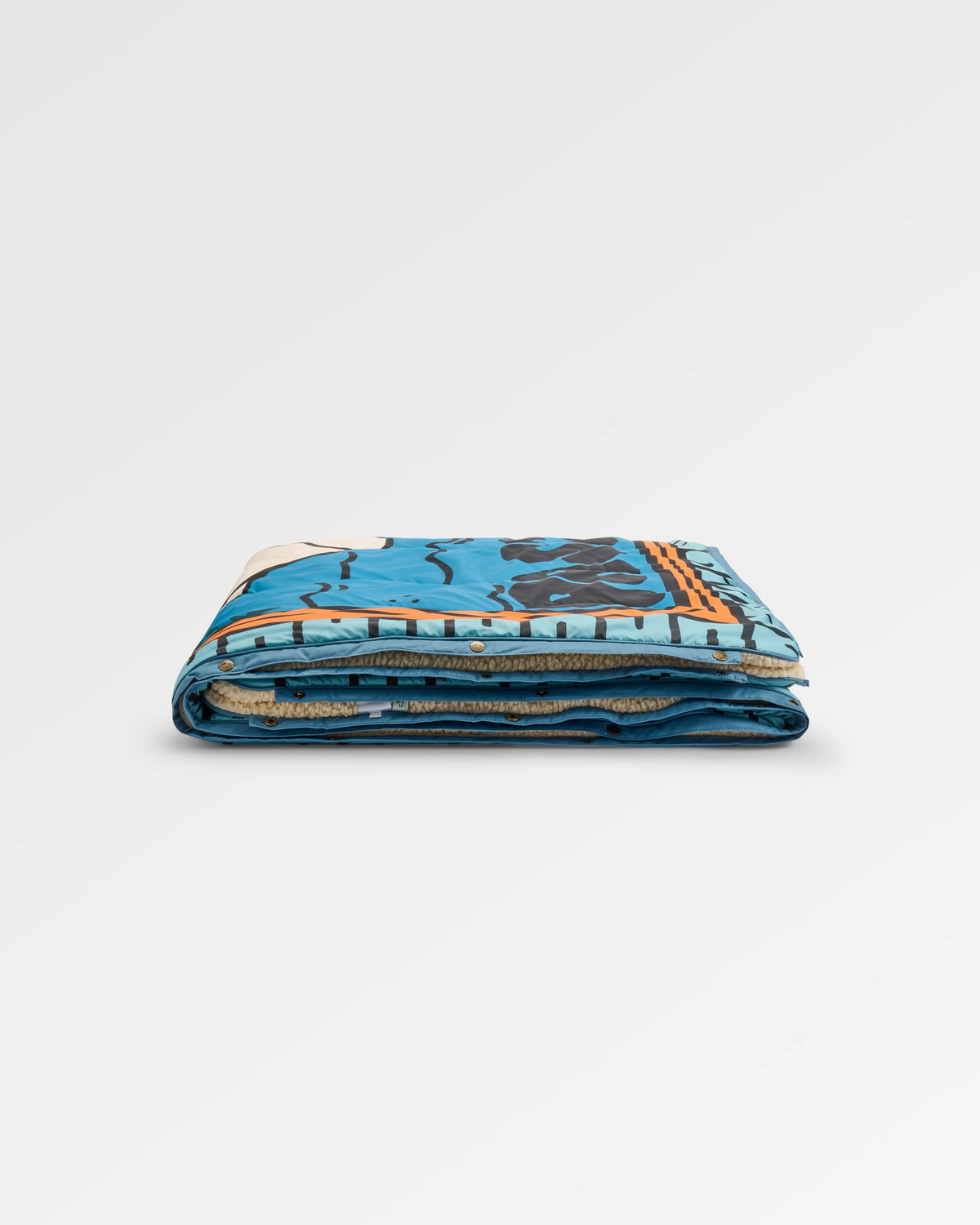 Cabin Sherpa Blanket - Reflect - Flatlay