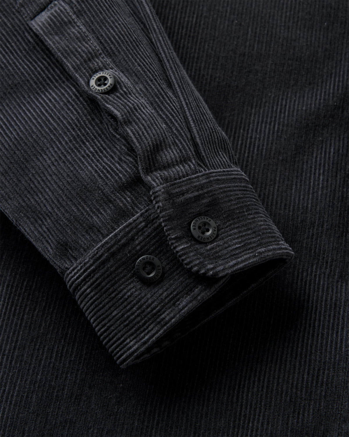 Backcountry Cord Shirt - Faded Black - Flatlay