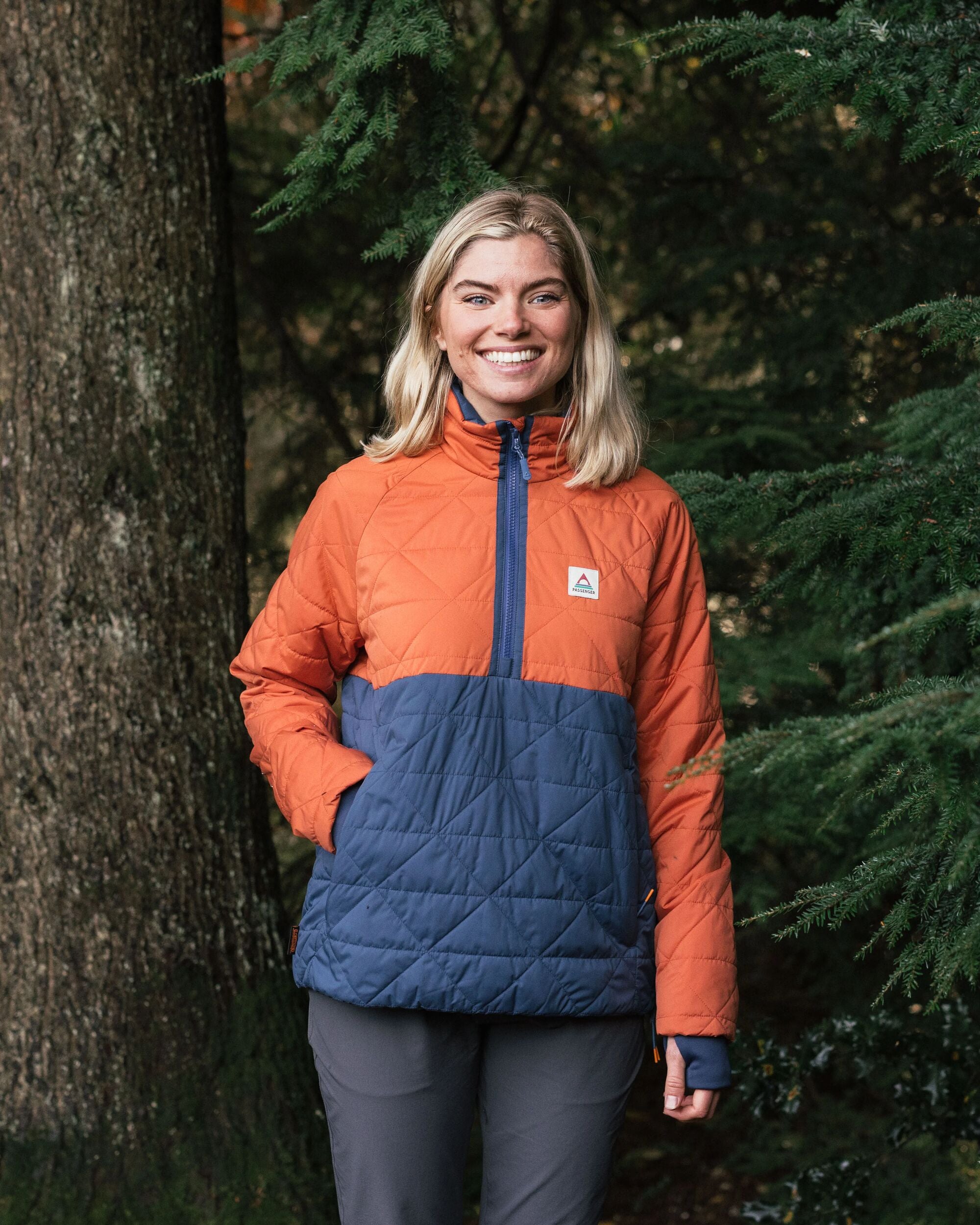 Trace Recycled Thermore® Insulated Jacket - Burnt Orange - Lifestyle