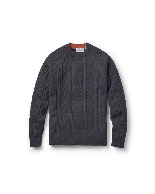 Sandbar Cable Knitted Jumper - Charcoal
