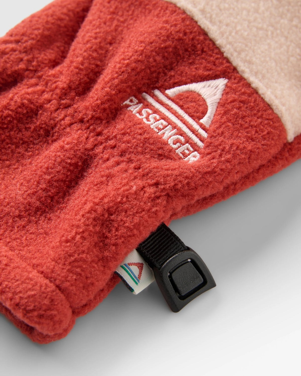 Daytrip Polar Fleece Gloves - Red Ochre/Blush - Flatlay