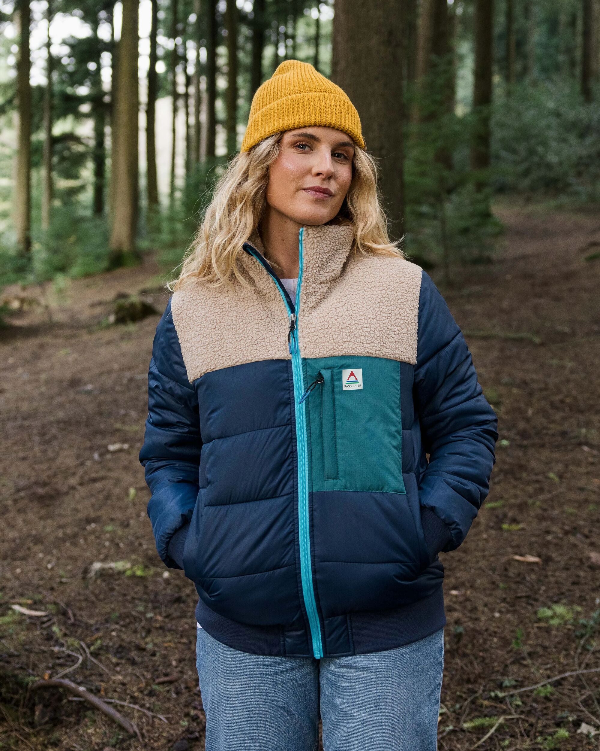 Inspire Recycled Insulated Jacket - Rich Navy - Lifestyle
