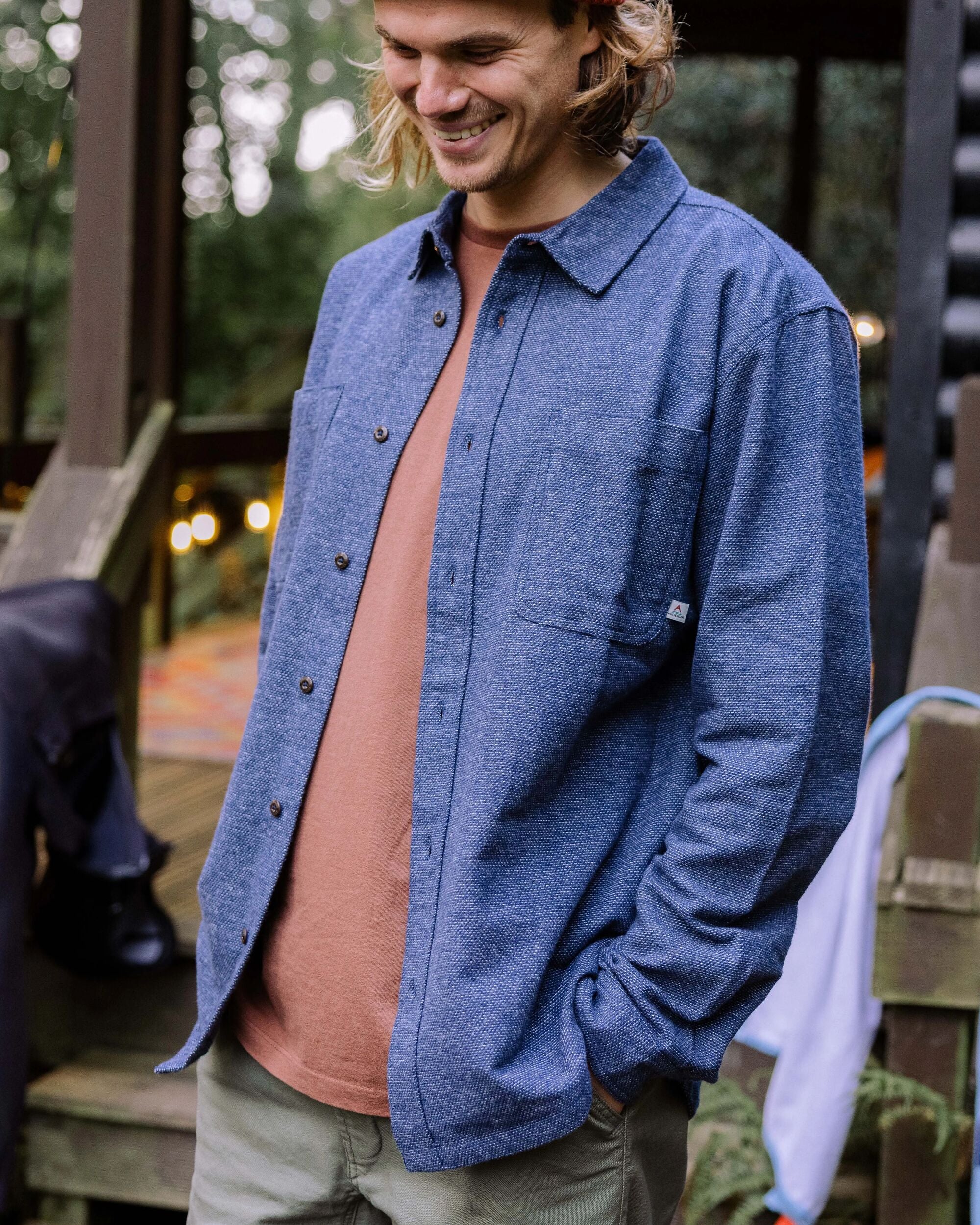 Backcountry Flannel Shirt Rich Navy/Birch – Passenger