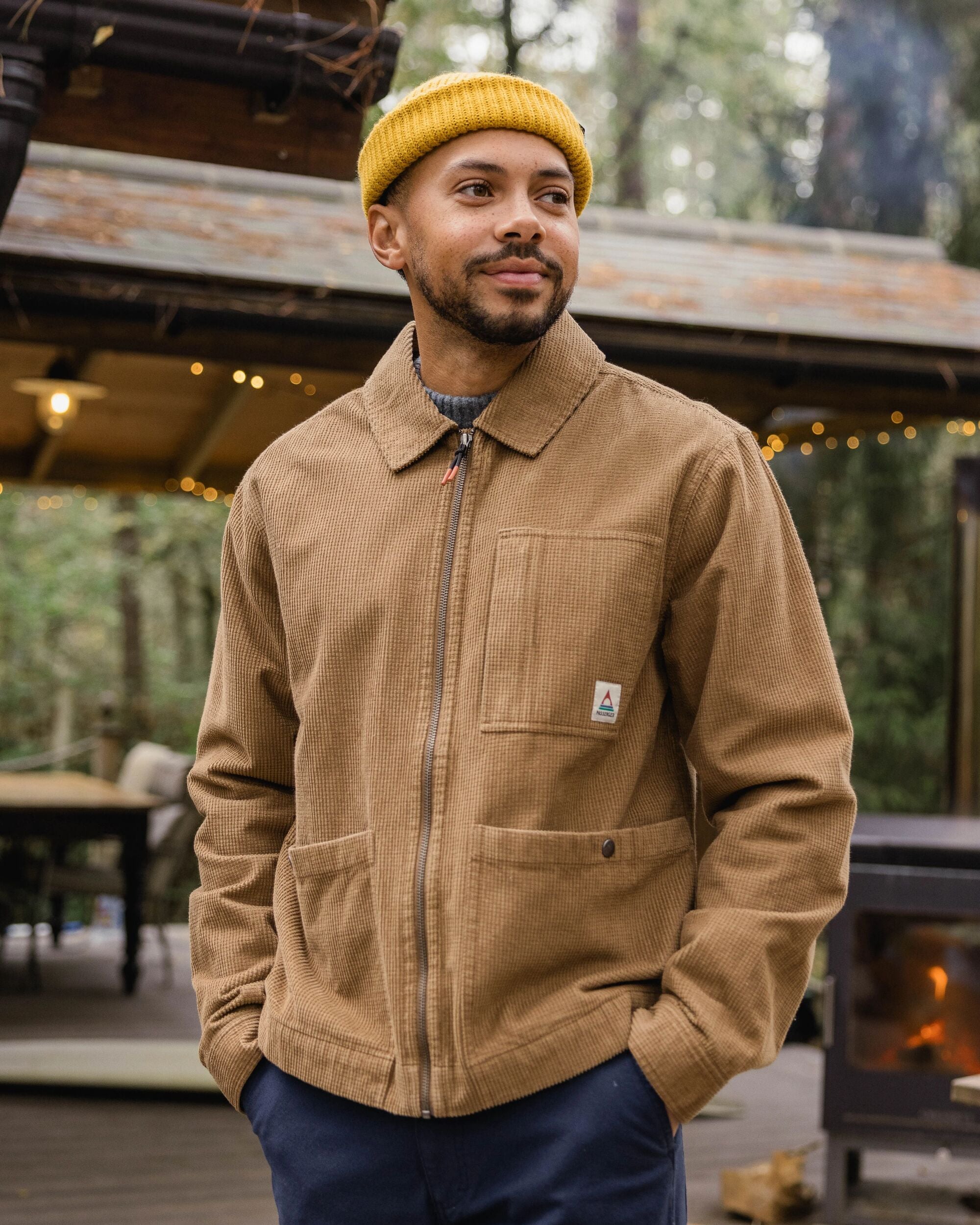 Harvest Organic Cotton Cord Overshirt Caramel Brown – Passenger