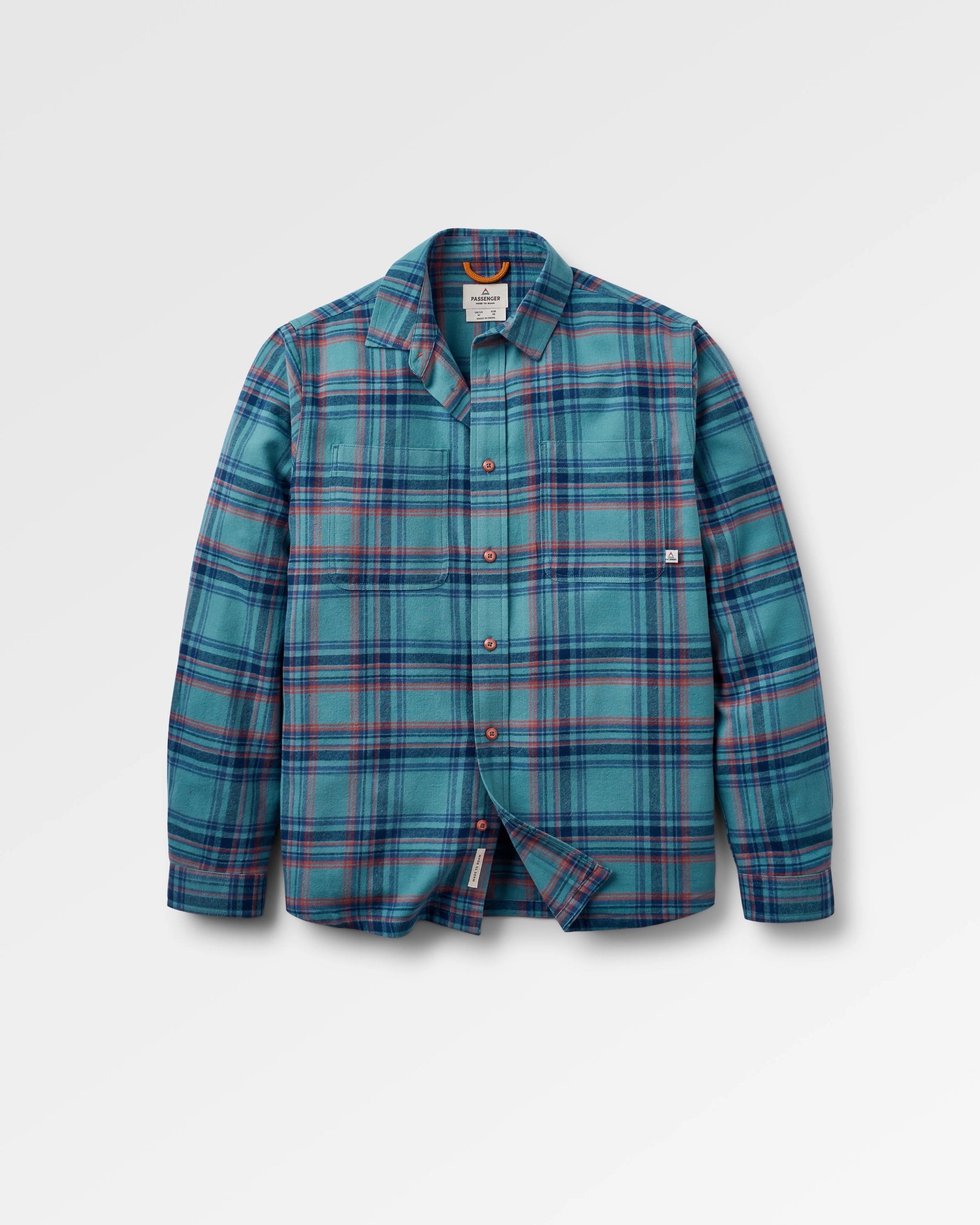 Backcountry Check Light Shirt - Arctic Check - Flatlay