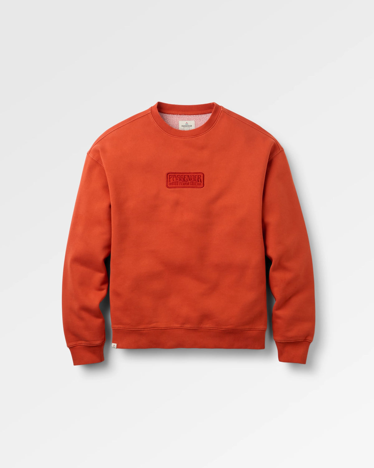 Boundless Relaxed Fit Sweatshirt - Dark Rust - Flatlay