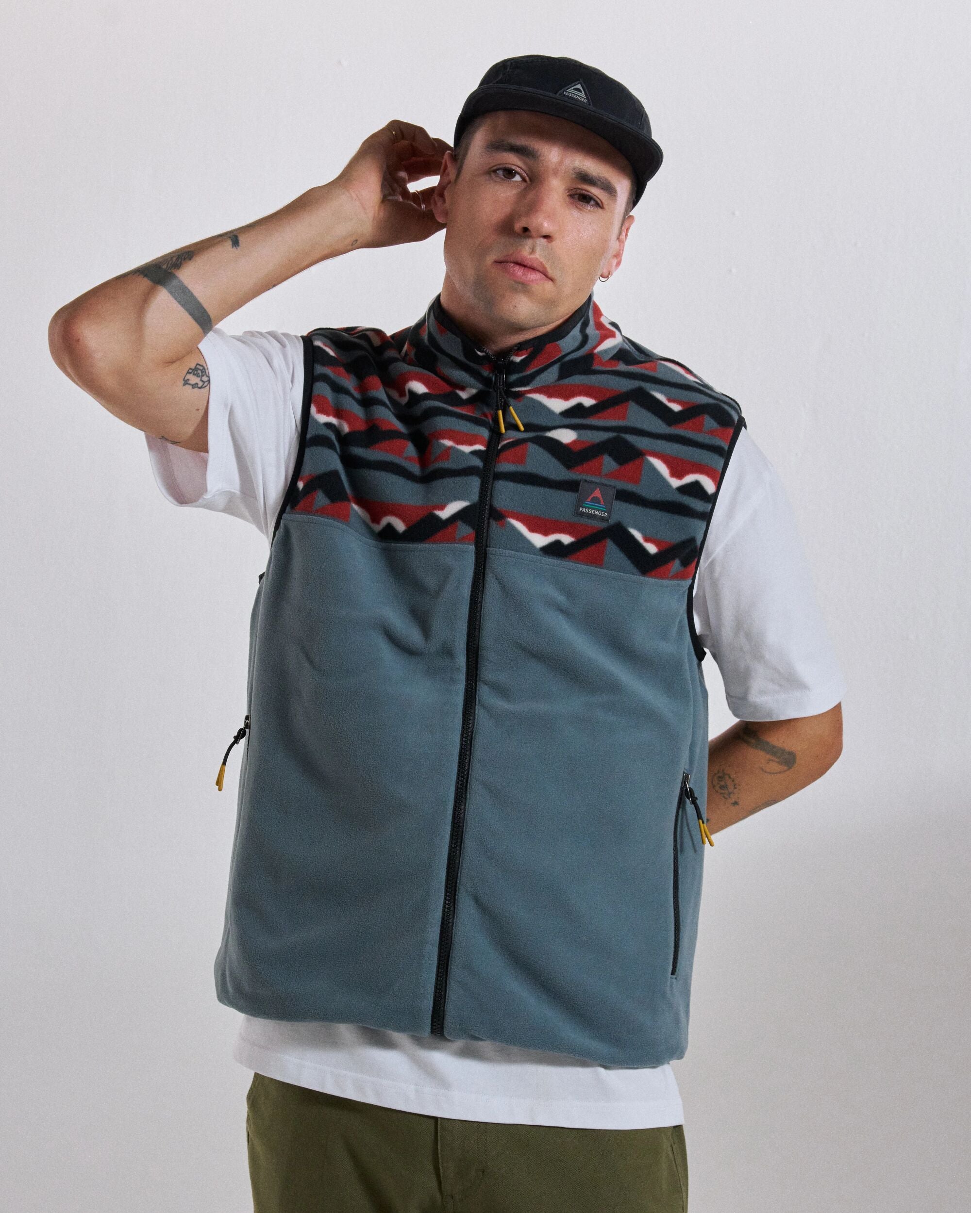 Set Off Reversible Polartec® Fleece Vest Views Storm Grey – Passenger