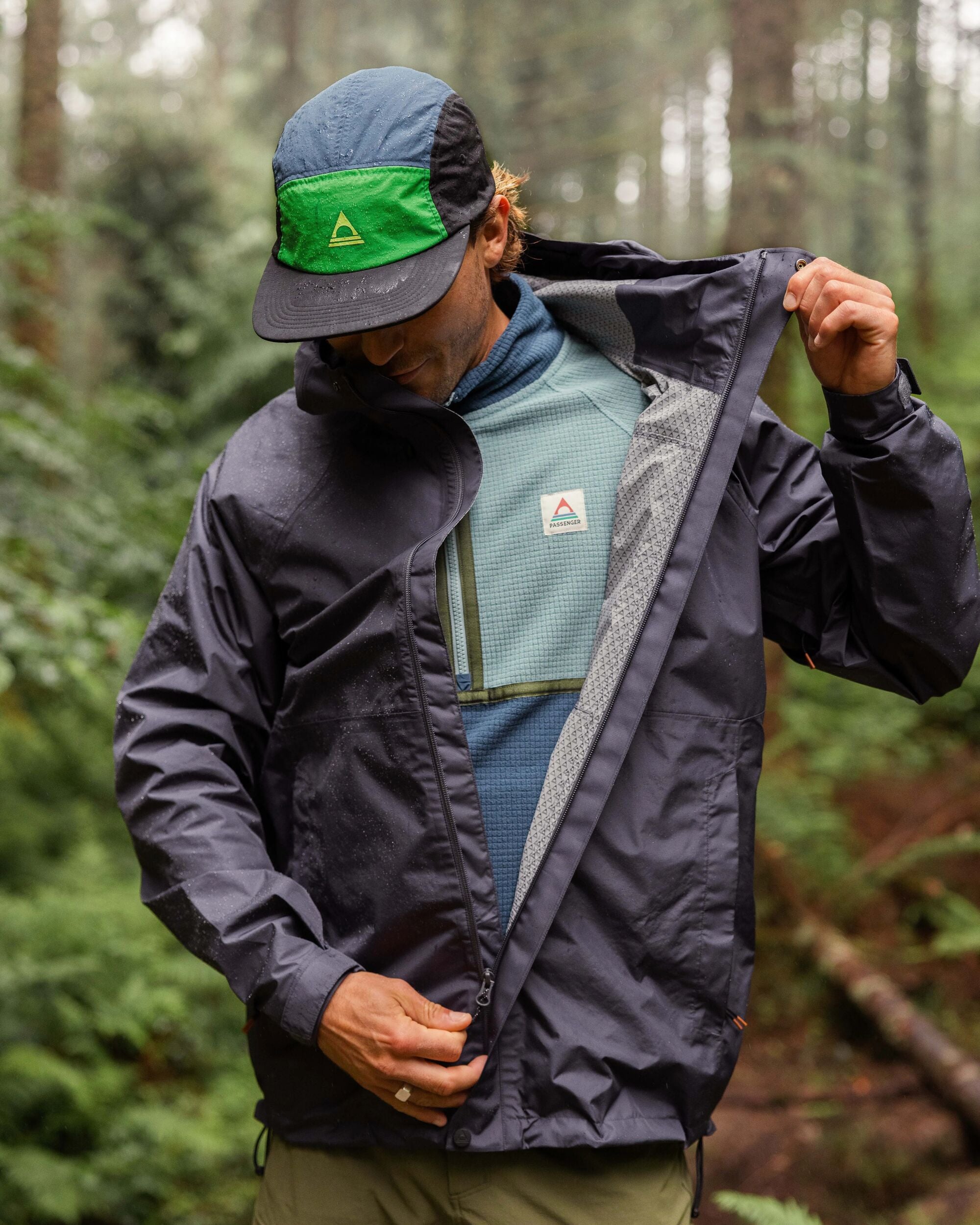 Trailscape Men's Waterproof Jacket - Charcoal - Lifestyle