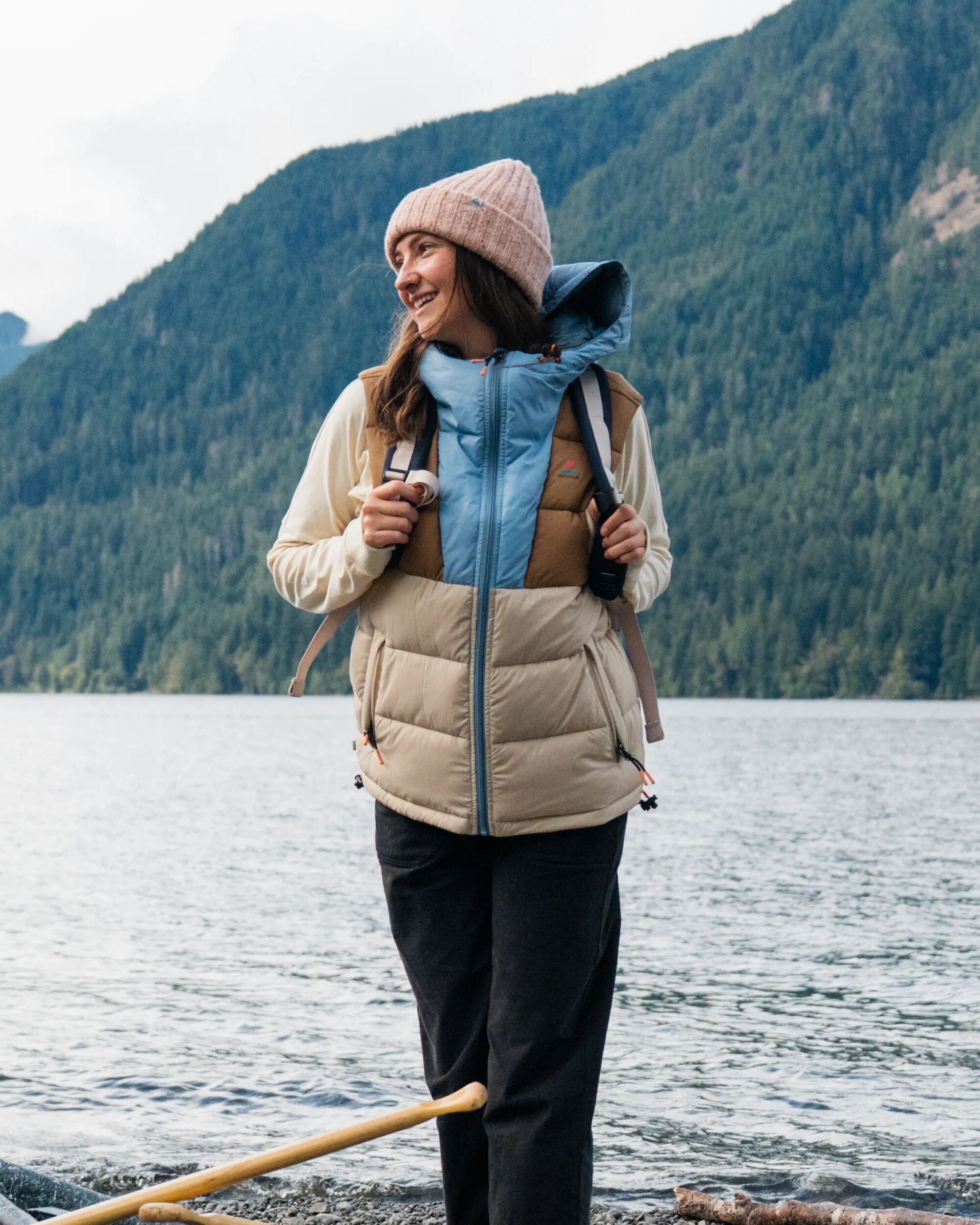 Kai Recycled Insulated Gilet Toffee/Stone – Passenger