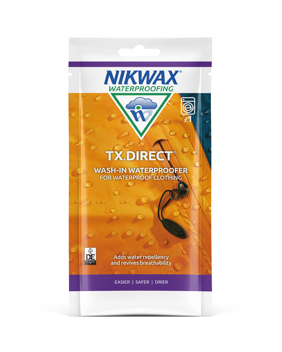 Nikwax TX Direct Wash In Waterproofer - 100ml - White - Flatlay