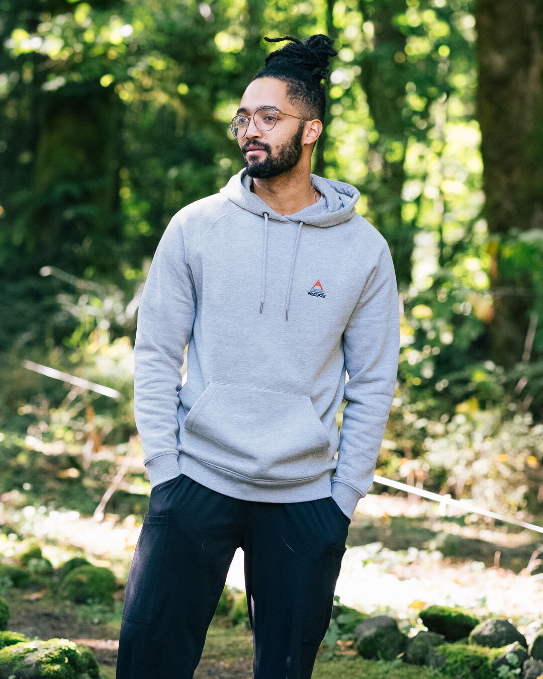 Vita Organic Cotton Hoodie - Grey Marl - Lifestyle