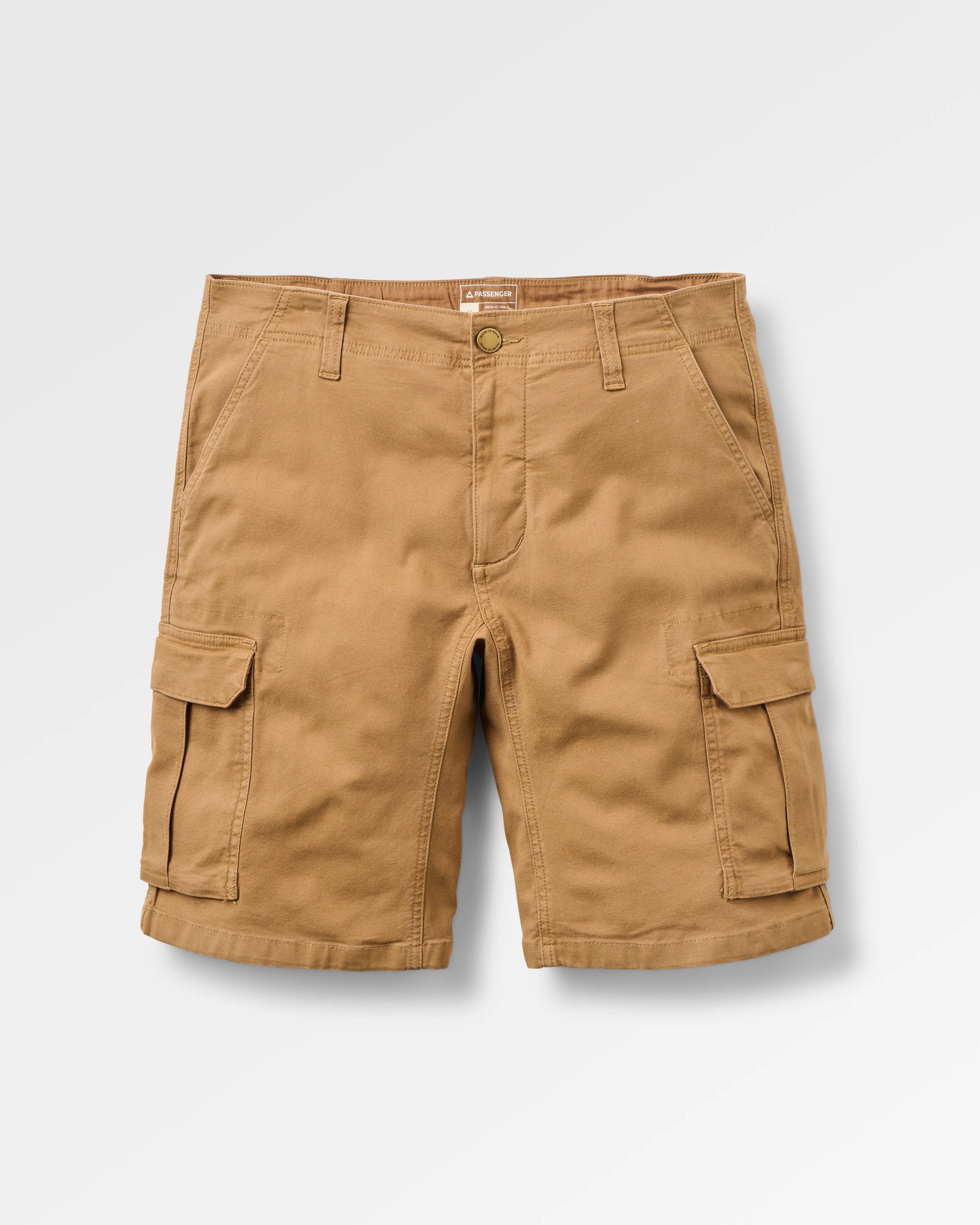 Lakeside Cargo Short - Caramel - Flatlay