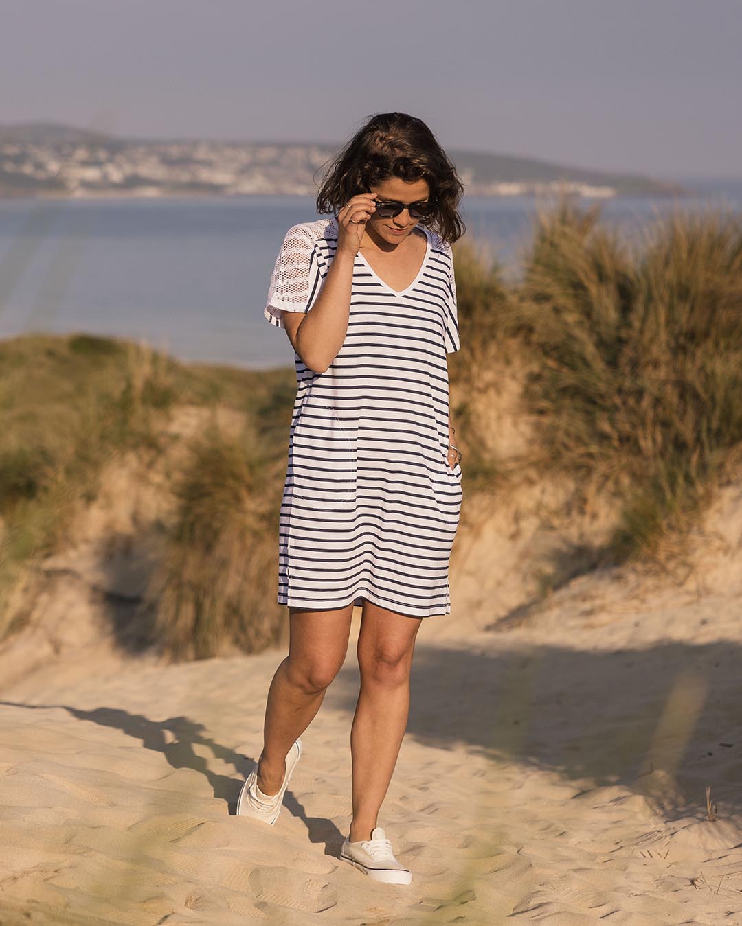 Olive Oversized T-Shirt Dress Navy Stripe Passenger Olive Oversized T-Shirt Dress Navy Stripe Passenger