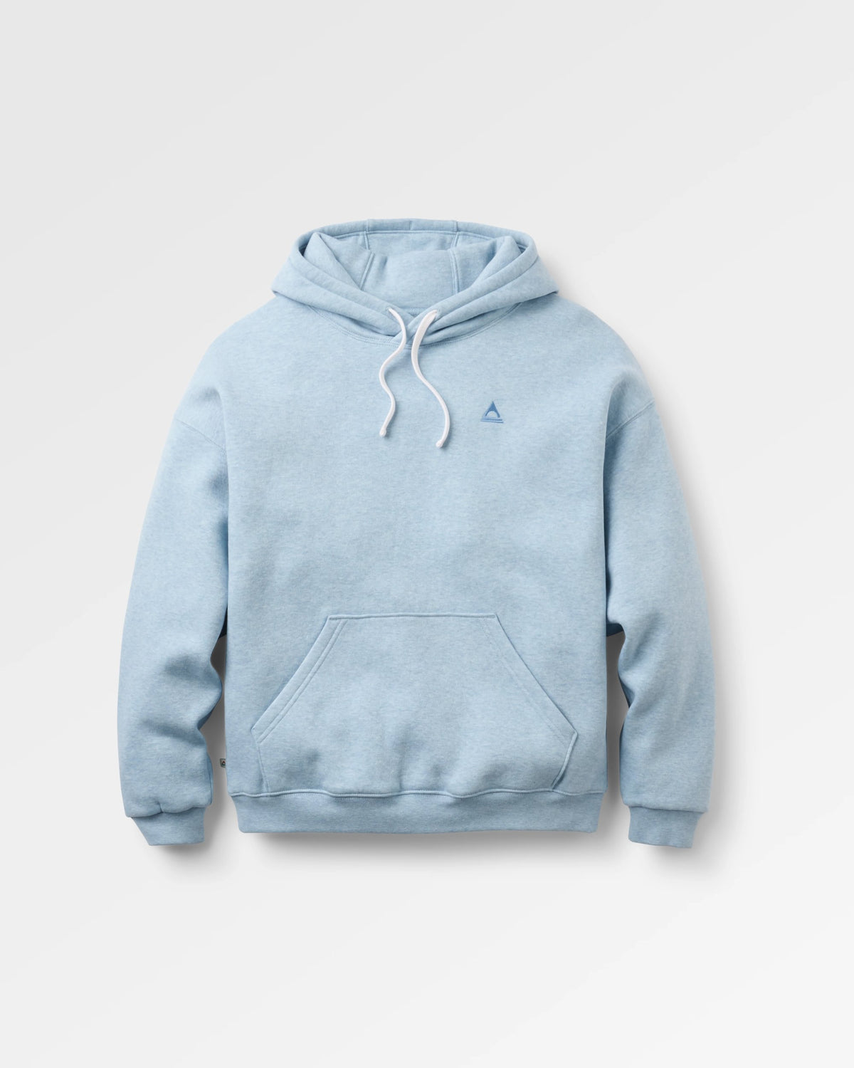 Legacy Hoodie - Faded Denim Marl - Flatlay