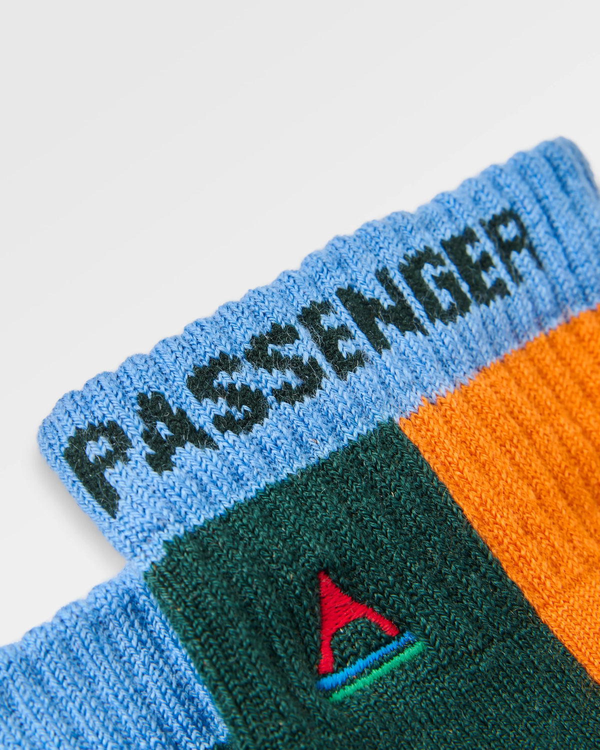 Tillamock Merino Active Quarter Sock - Bright Orange - Flatlay