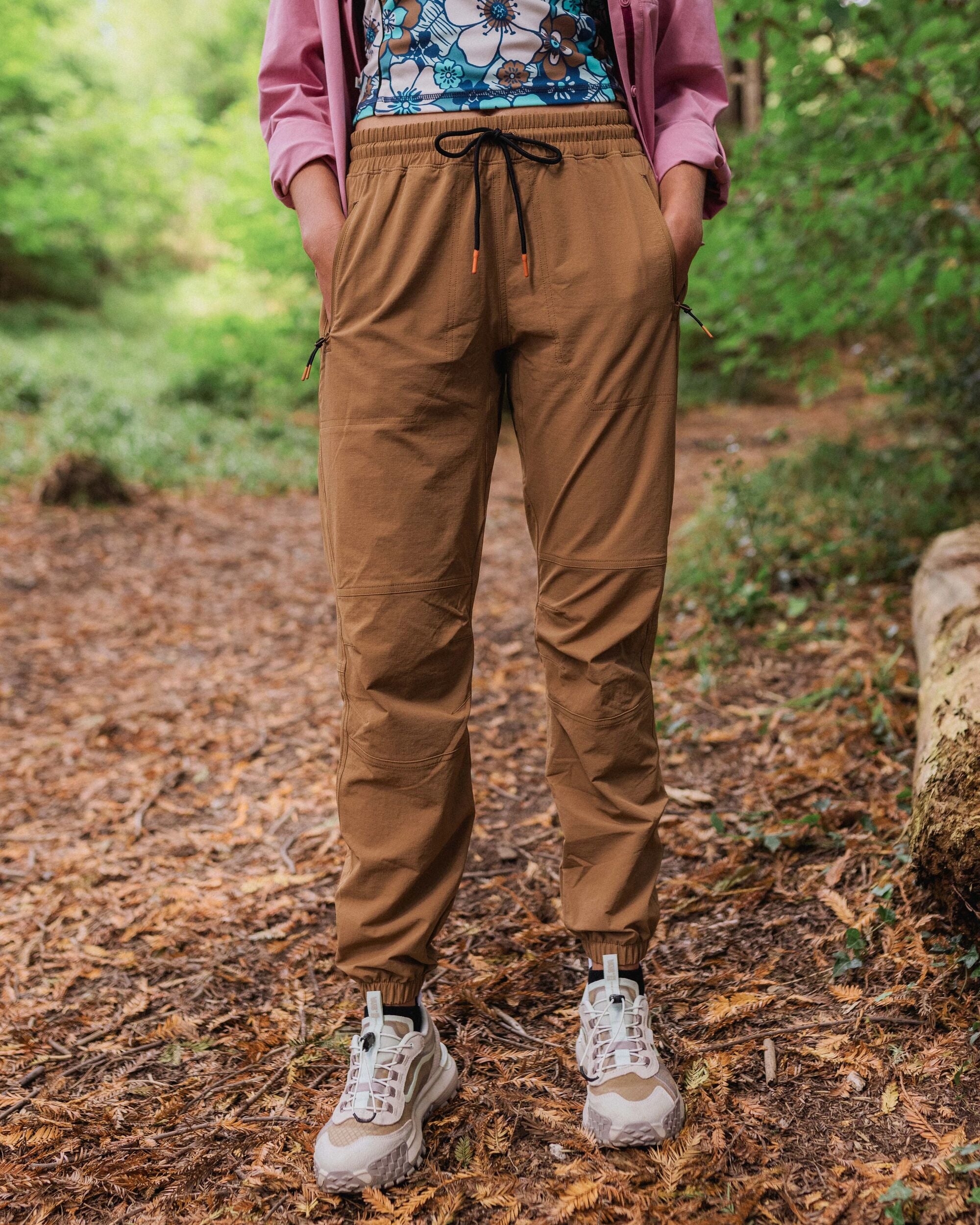 Sandstone Recycled Active Trail Jogger - Toffee - Lifestyle