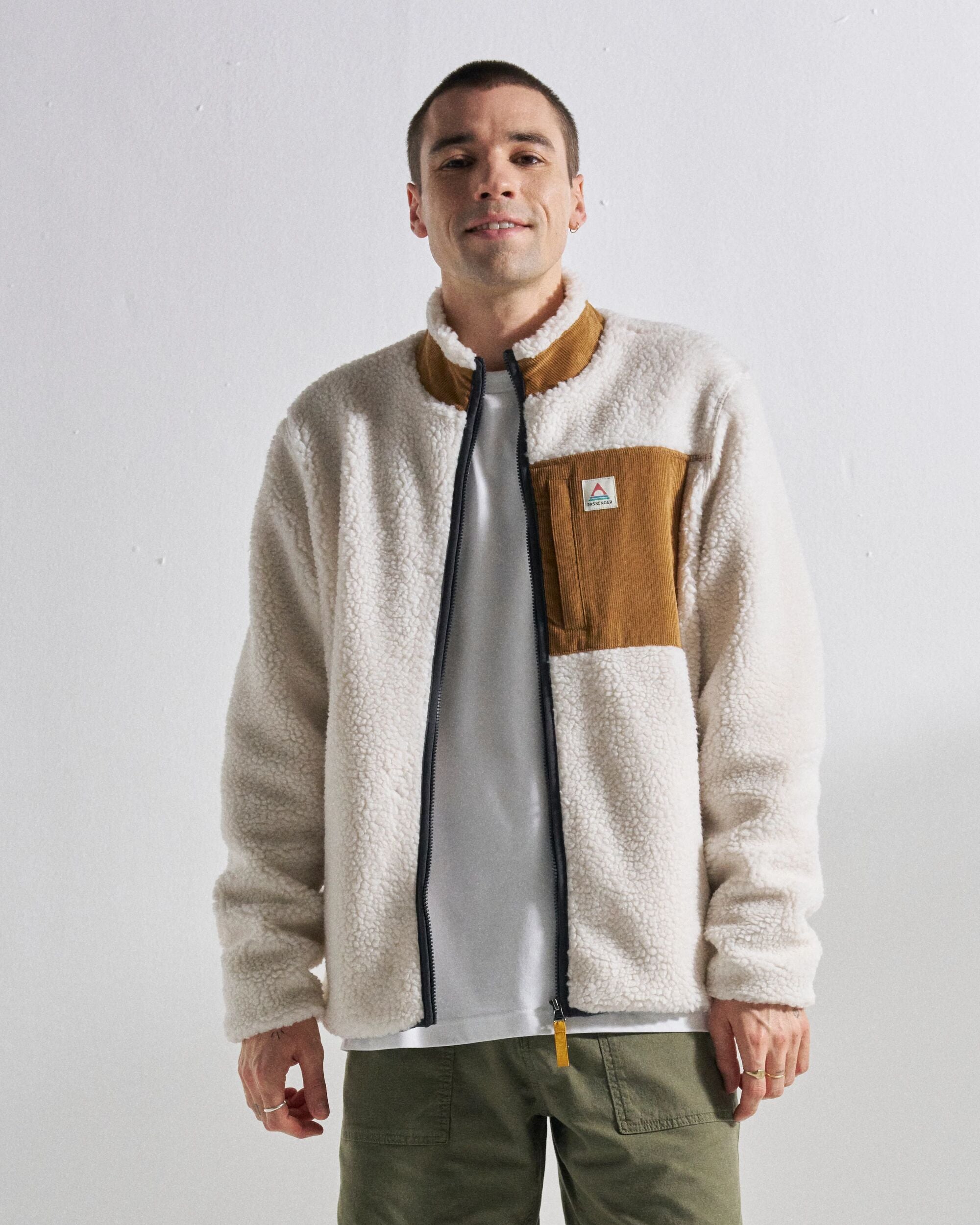 Trekker Deep-Pile Sherpa Fleece Warm Ivory – Passenger