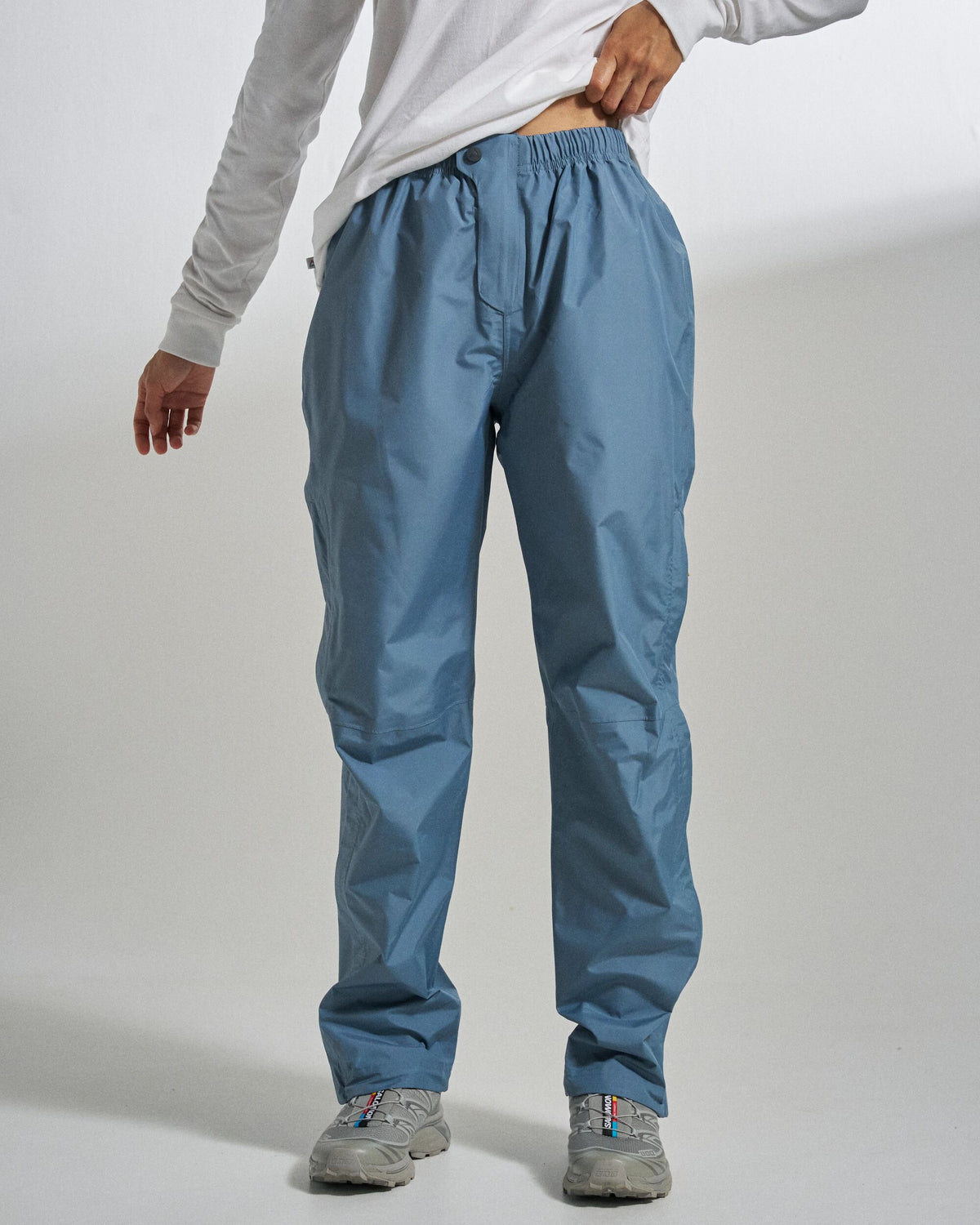 Trailscape Women's Waterproof Trousers - Stormy Blue/Retro Blue - Studio Model
