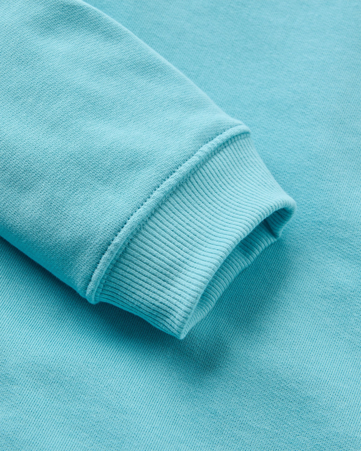 Heritage Recycled Cotton Relaxed Fit Sweatshirt - Retro Blue - Flatlay