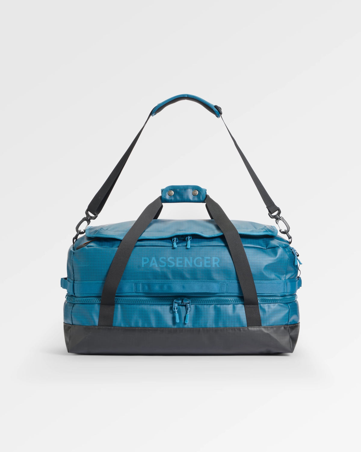 Roamer 60L Split Duffel Bag - Tidal Blue - Flatlay