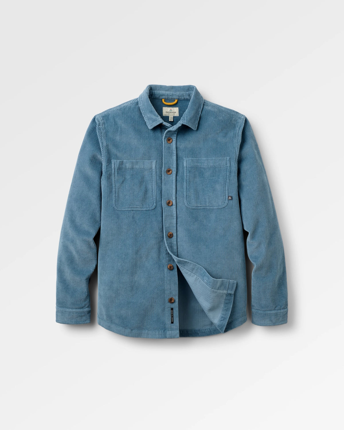 Backcountry Heavyweight Cord Overshirt - Stormy Blue - Flatlay