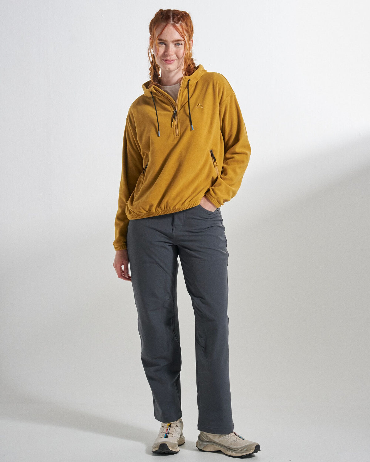 Jasper Outdoor Hybrid Trouser - Charcoal - Studio Model