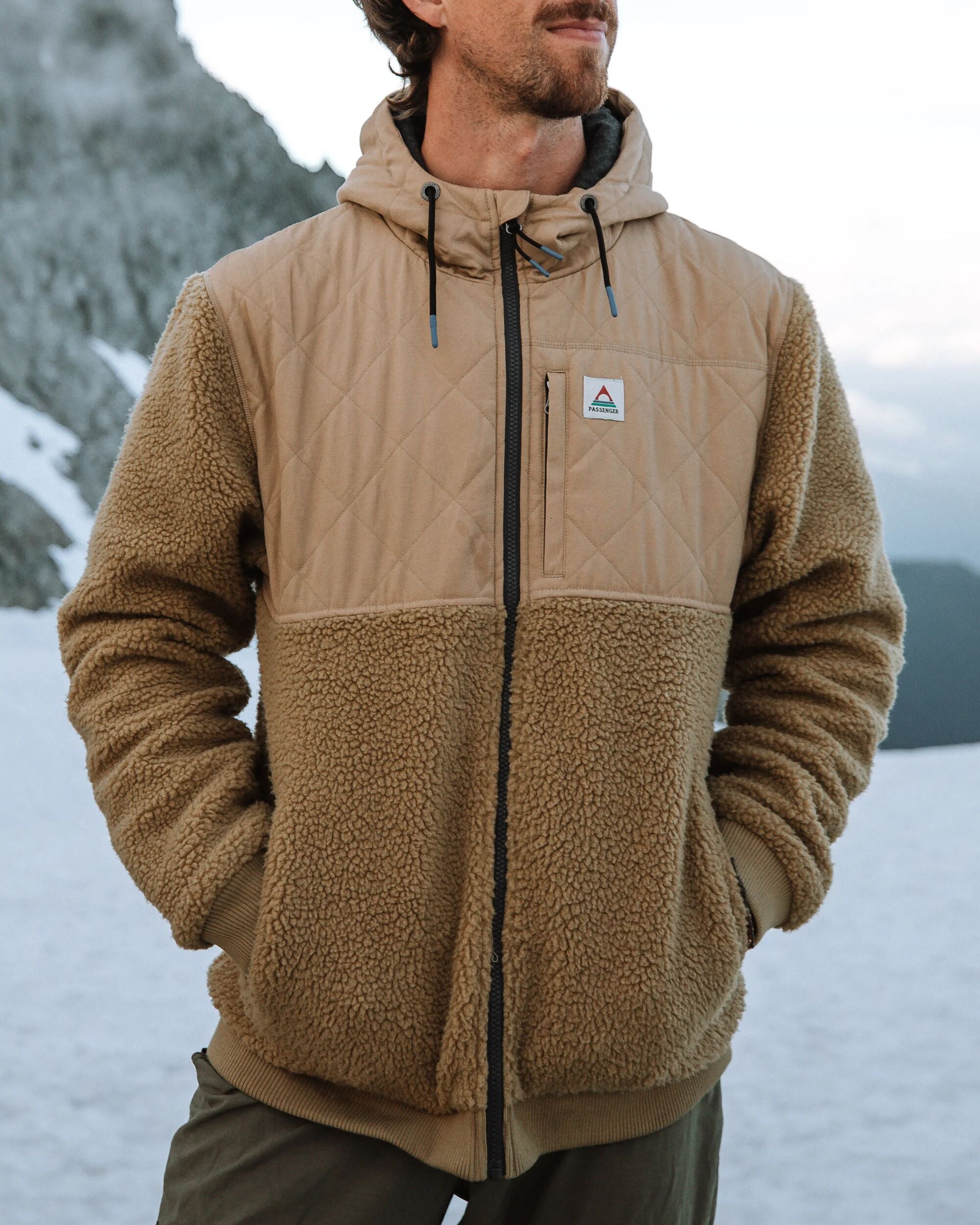 Adventure Recycled Deep-Pile Sherpa Fleece Biscuit – Passenger