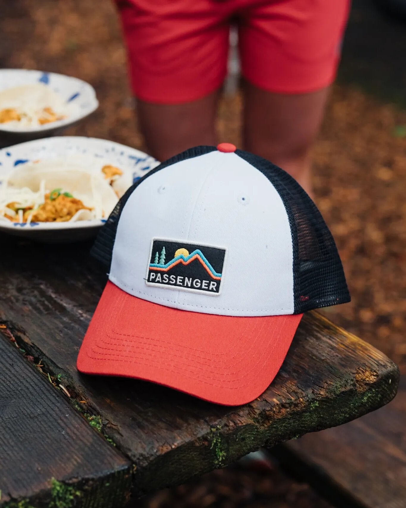 Made To Roam Trucker Cap - Black/Red Spice - Lifestyle