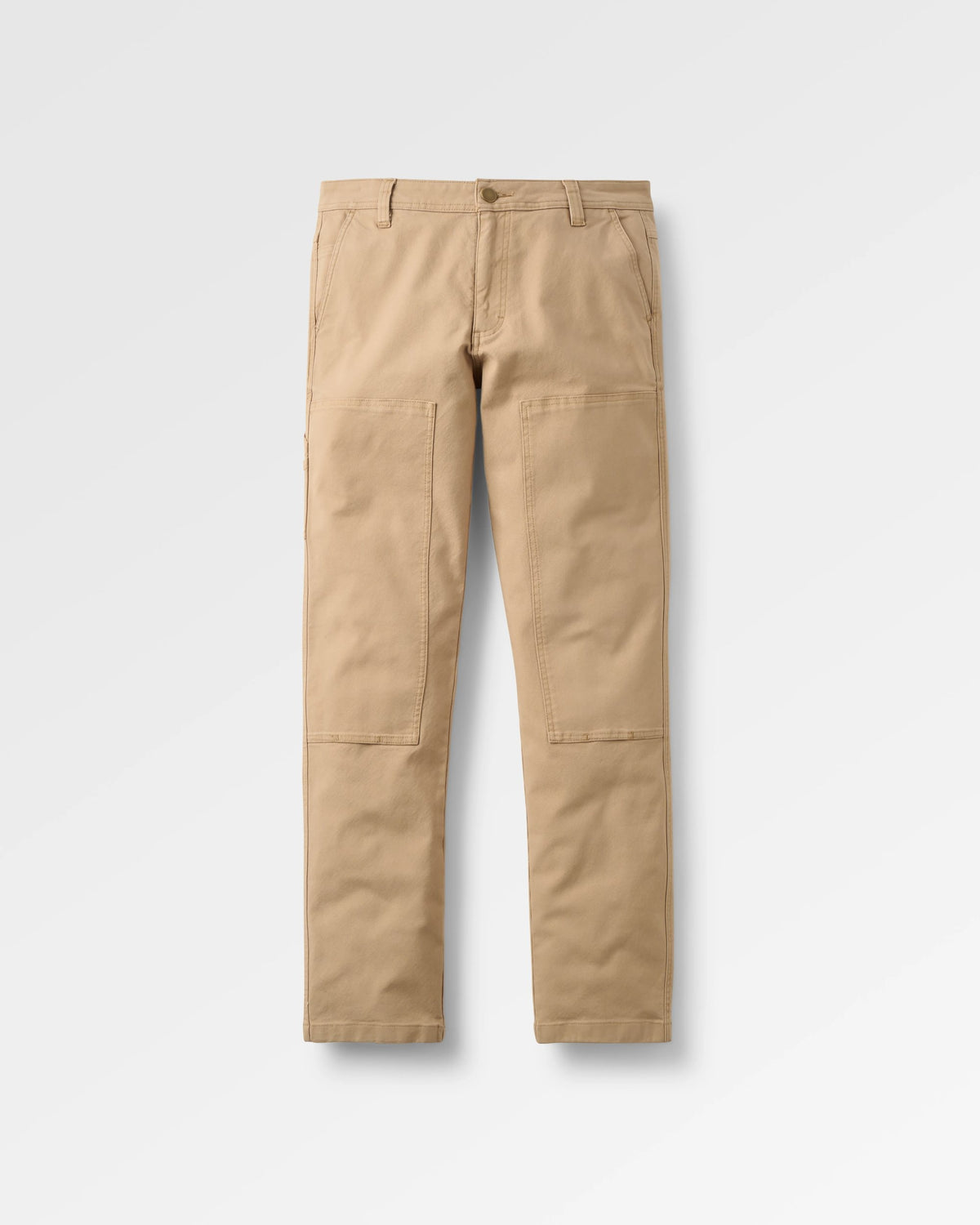 Vantage Cotton Canvas Trouser - Biscuit - Flatlay