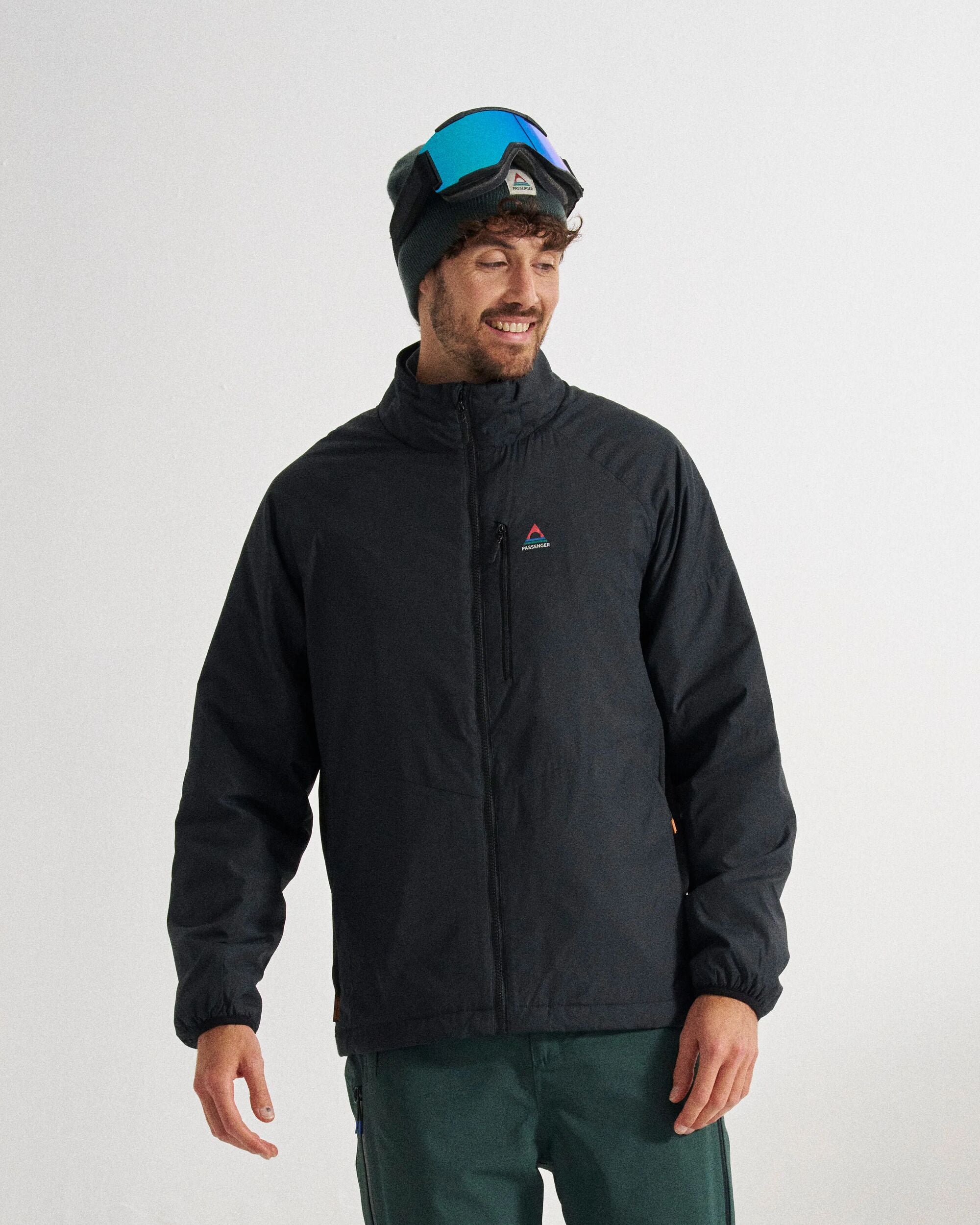 Daybreak Lightweight Recycled Thermore® Hoodless Jacket - Black - Studio Model
