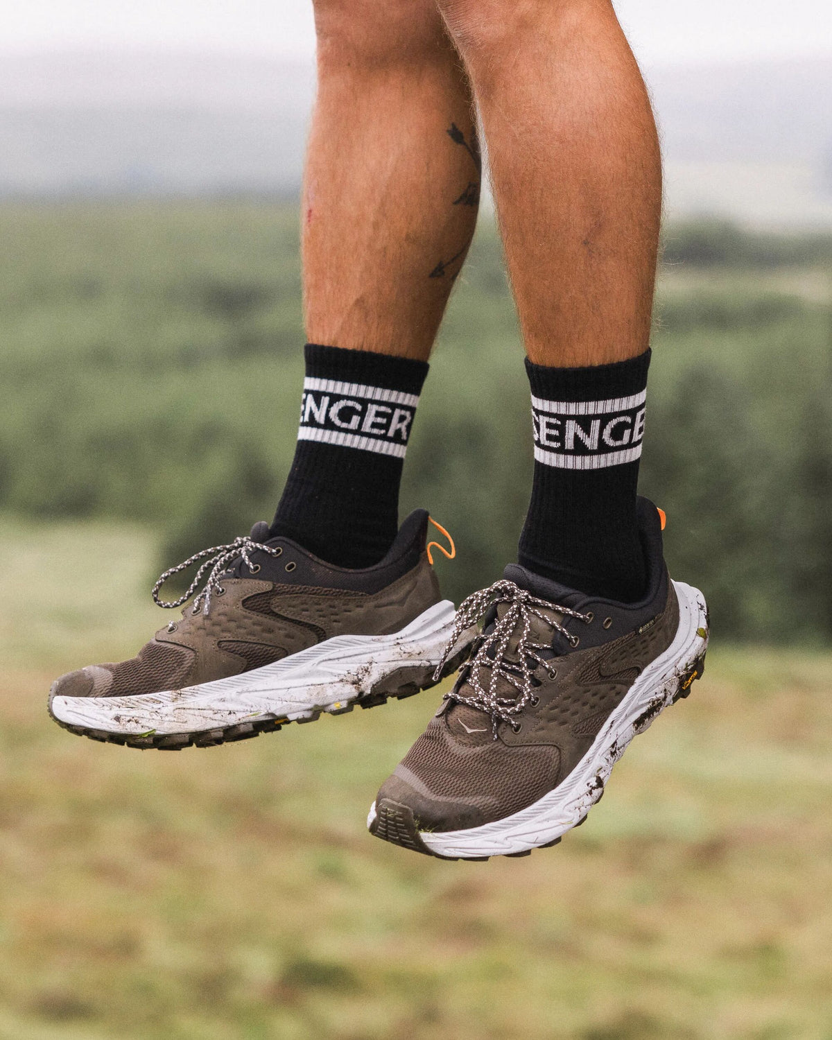 Classic Passenger Crew Socks - Black - Lifestyle - Male