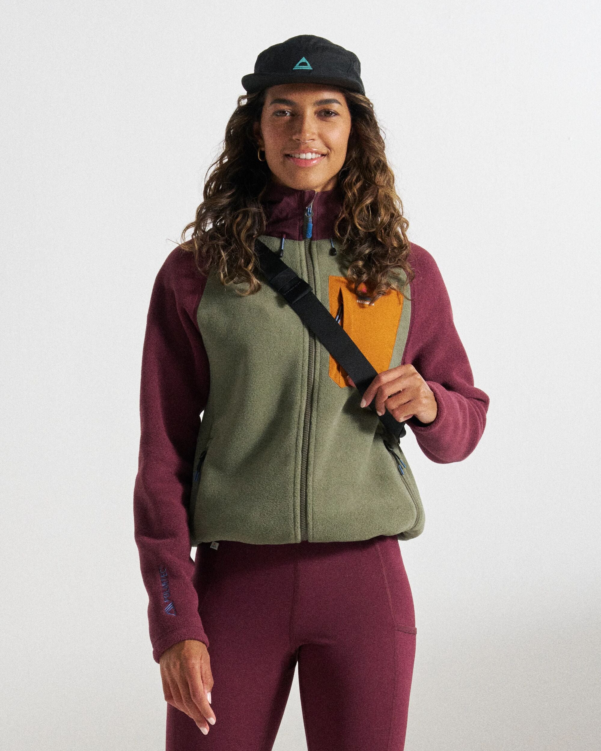 Sierrascape Women's Polartec® Fleece Hoodie Fig/Dusty Olive