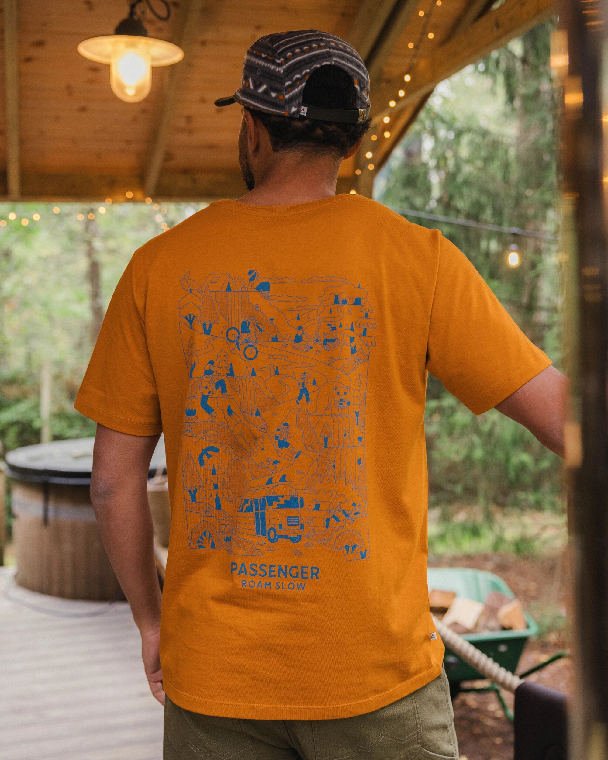 Southern Marsh Men's Alabama Authentic Heritage Long Sleeve Tee - Orange, Graphic Pocket Tee, Size Large - View #2