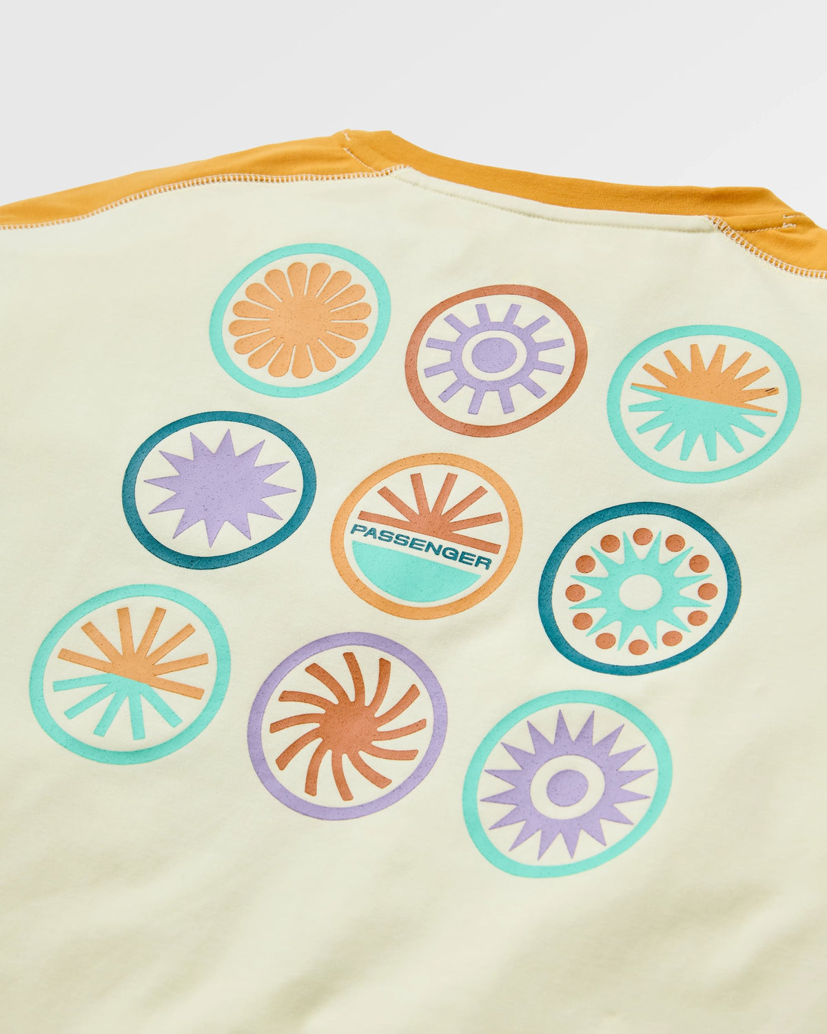 Chase The Light Drirelease® Active LS T-Shirt - Pale Yellow - Flatlay