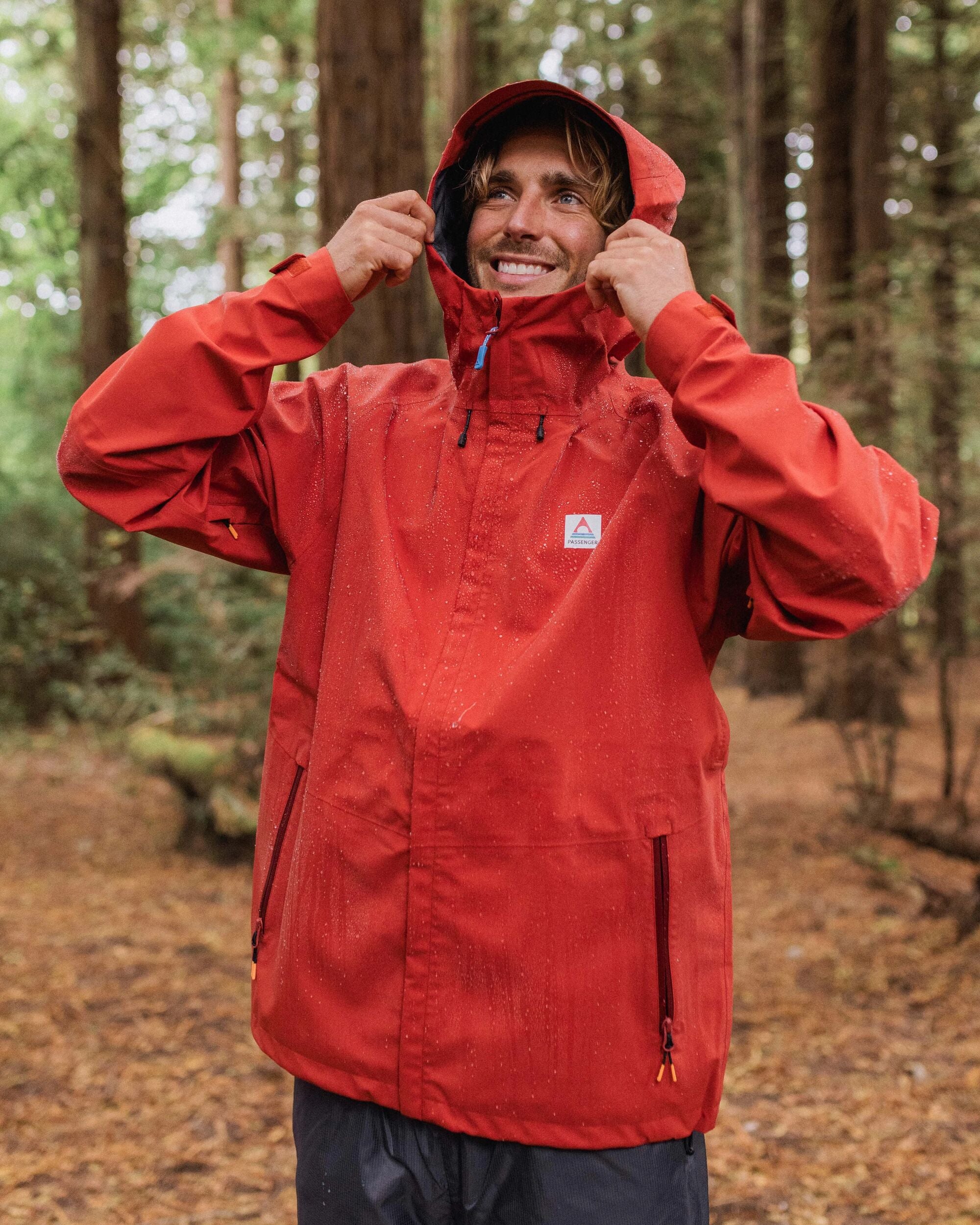 Five Season Recycled Waterproof Jacket Red Ochre – Passenger