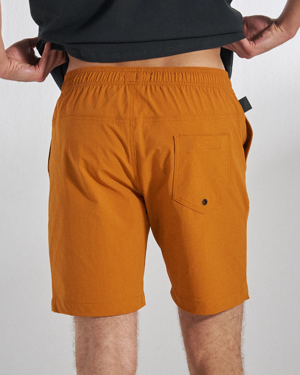 Drifter NetPlus® Lined Beach Short - Retro Orange - Studio Model