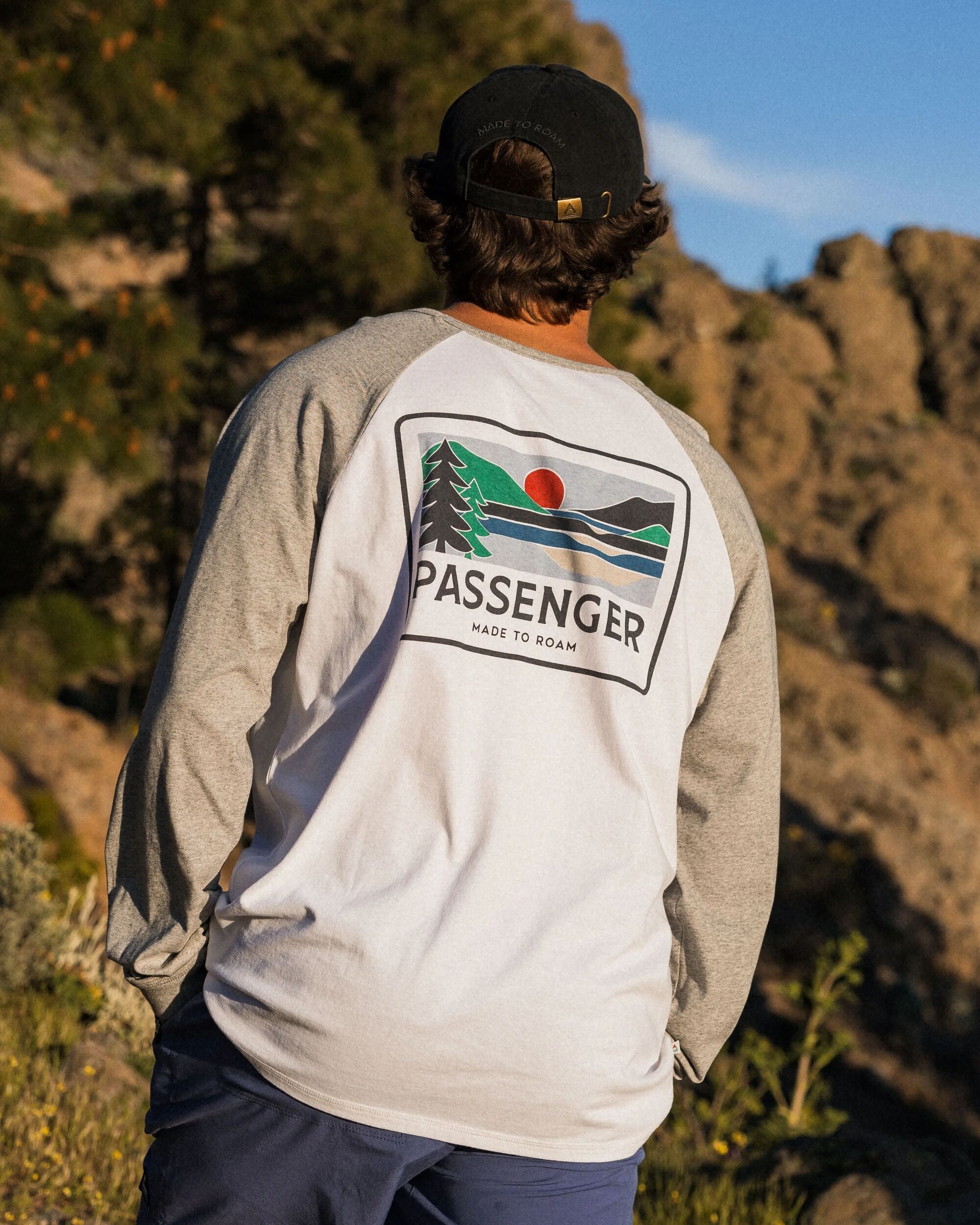 Roamer Raglan LS T-Shirt White – Passenger