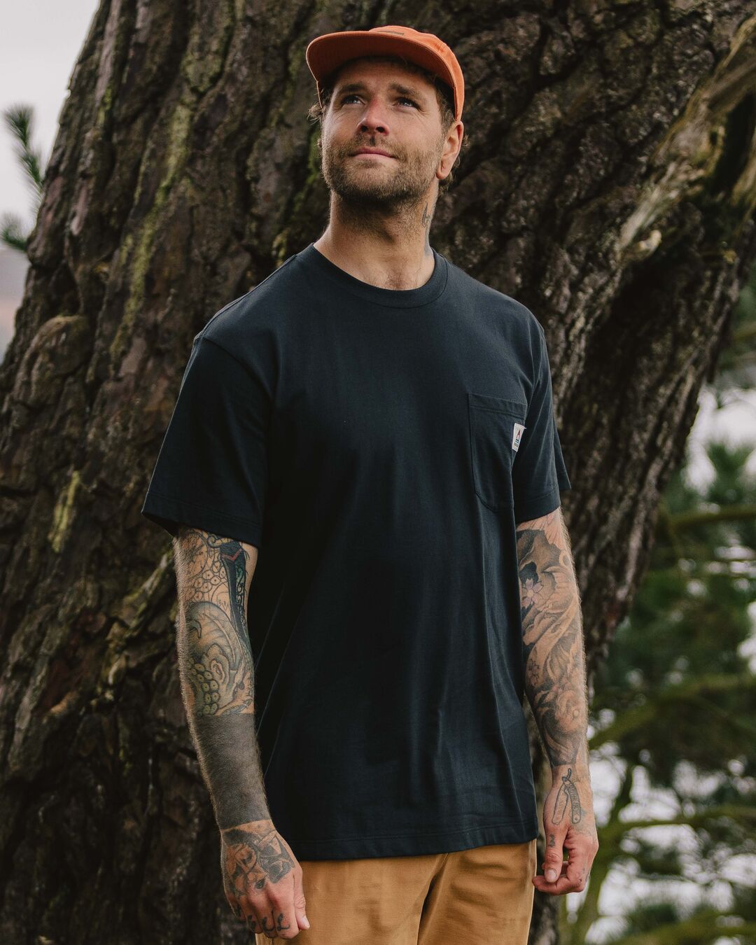 Heritage Organic Relaxed Fit T-Shirt Black – Passenger