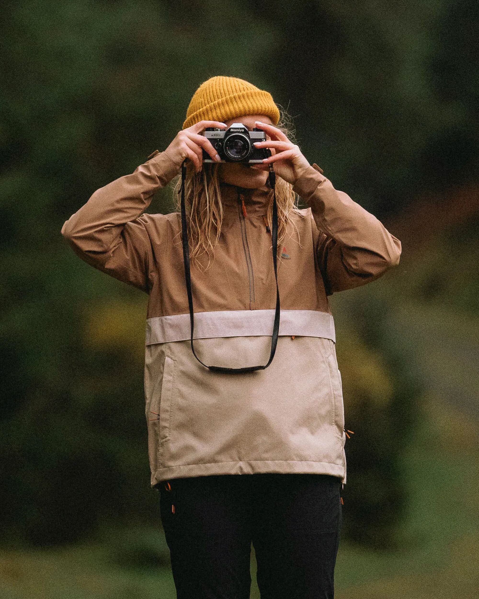 Skyline Waterproof Anorak Caramel/Stone – Passenger